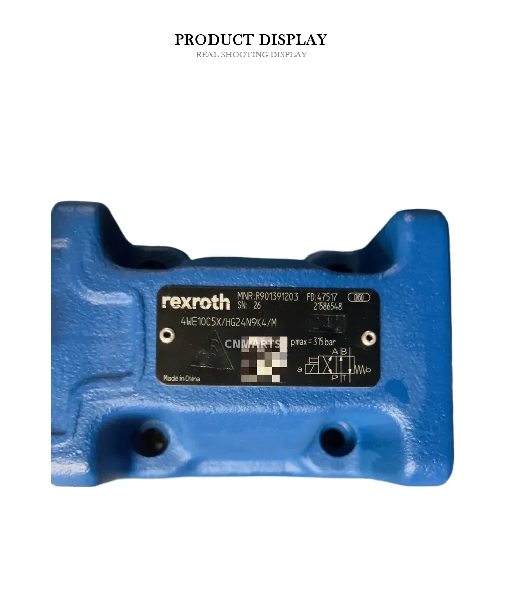 Rexroth 4WE10C5X/HG24N9K4/M Hydraulic Directional Control Valve Description