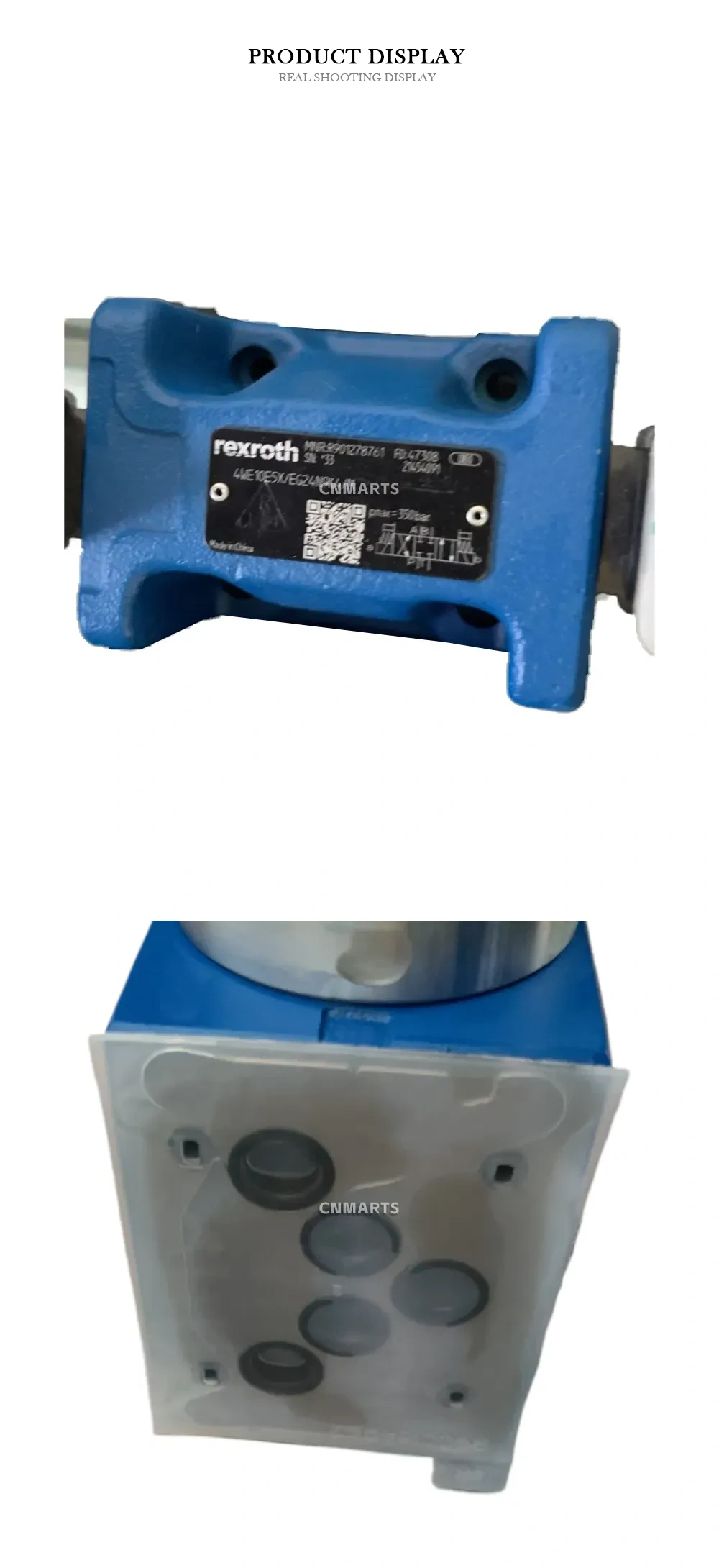 Rexroth 4WE10E5X/EG24N9K4/M Hydraulic Directional Control Valve Description