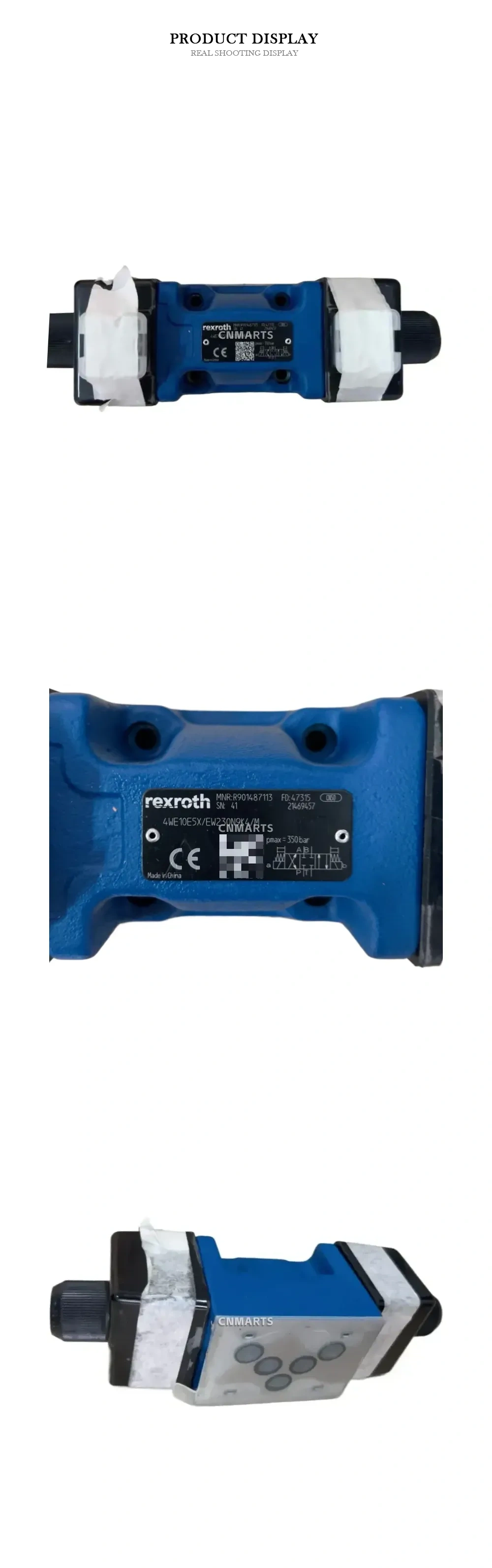 Rexroth 4WE10E5X/EW230N9K4/M Hydraulic Directional Control Valve Description