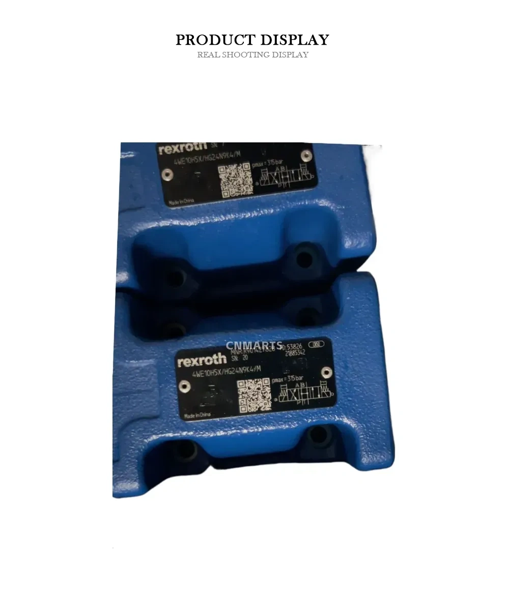 Rexroth 4WE10H5X/HG24N9K4/M Hydraulic Directional Control Valve Description