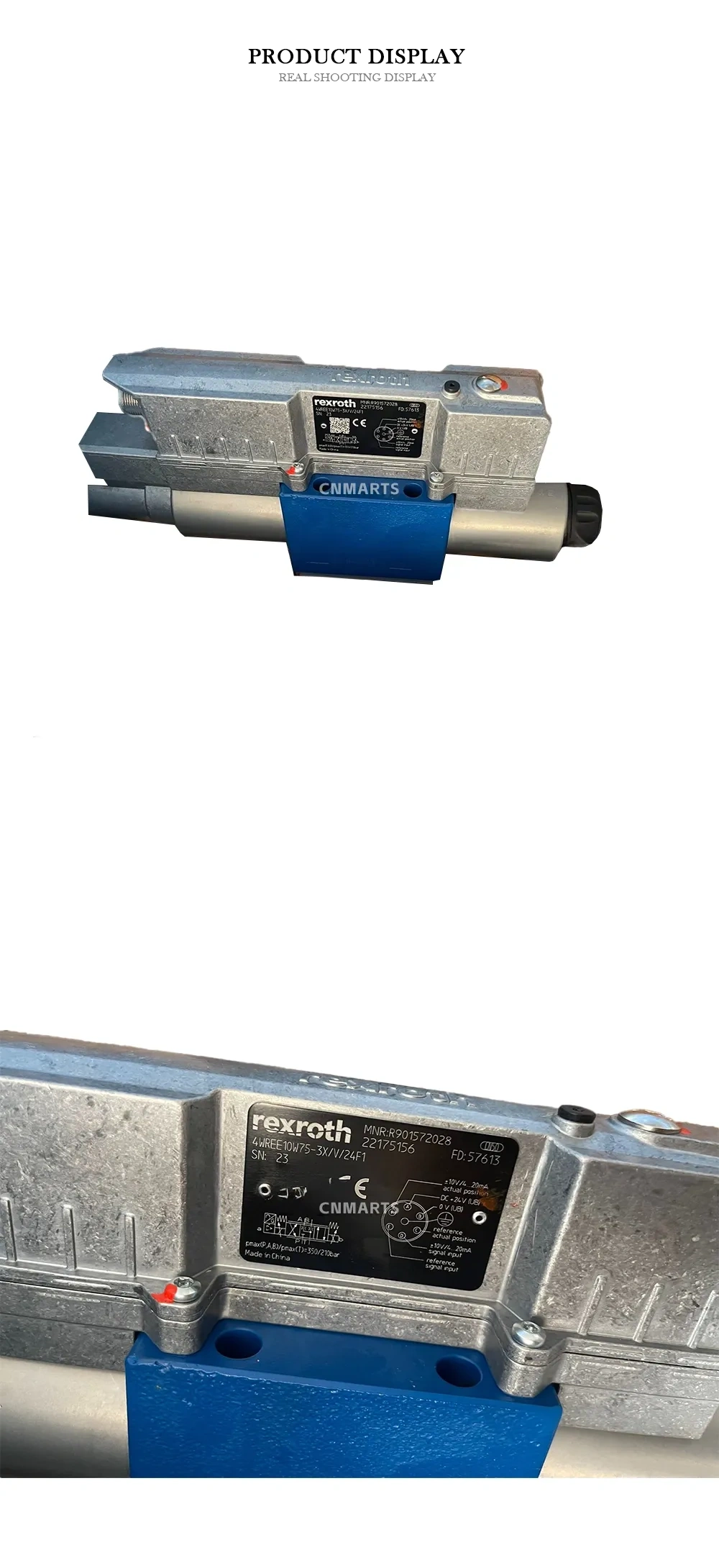 Rexroth 4WREE10W75-3X/V/24F1 Proportional Directional Valve Description