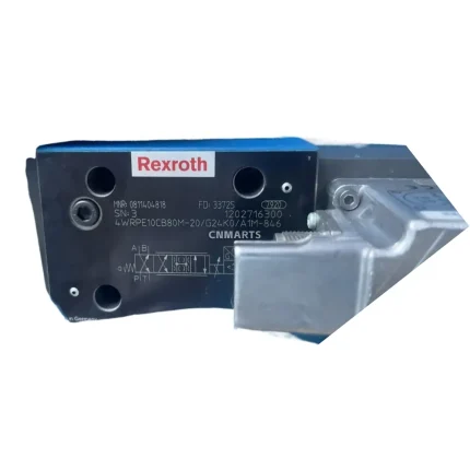 Rexroth 4WRPE10CB80M-20/G24K0/A1M-846 Proportional Directional Control Valve