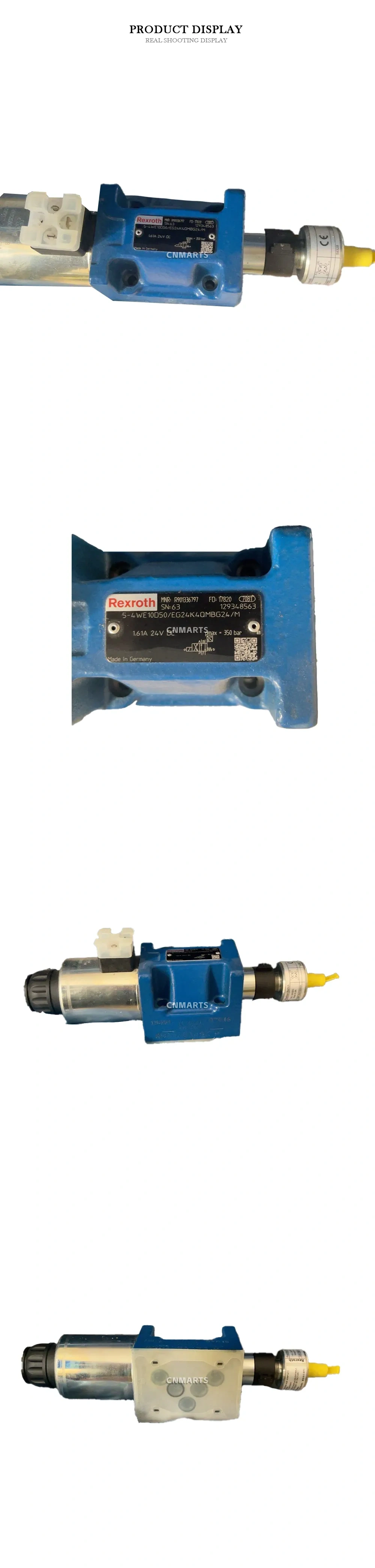 Rexroth 5-4WE10D50/EG24K4QMBG24/M Hydraulic Solenoid Directional Control Valve Description