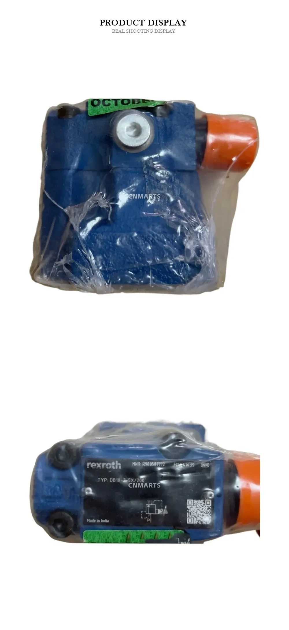 Rexroth DB10-2-5X/200 Hydraulic Pressure Relief Valve Description