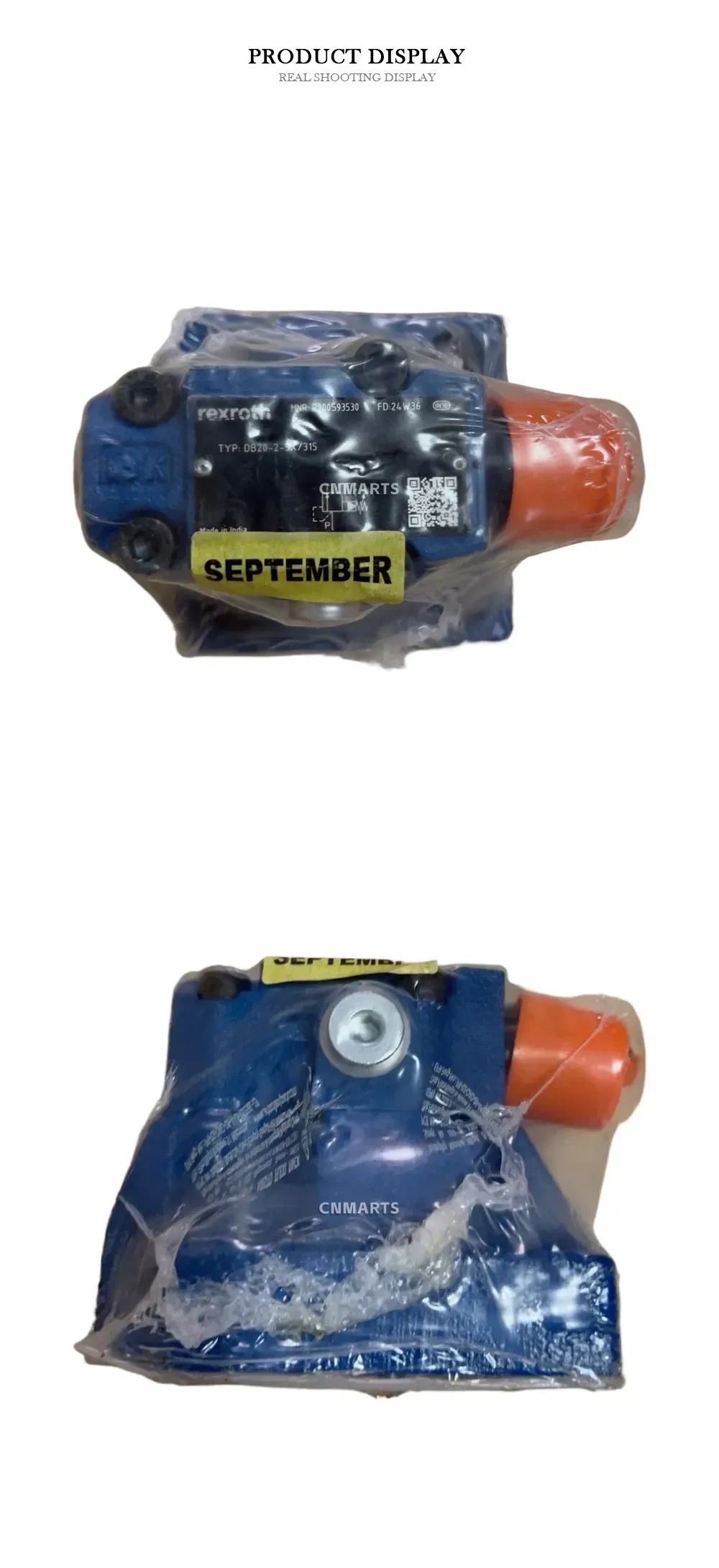 Rexroth DB20-2-5X/315 Hydraulic Pressure Relief Valve Description