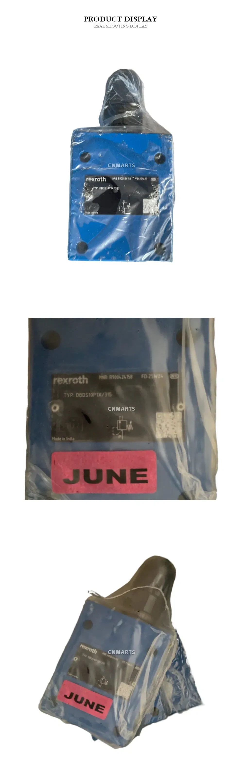 Rexroth DBDS10P1X/315 Direct Operated Pressure Relief Valve Description