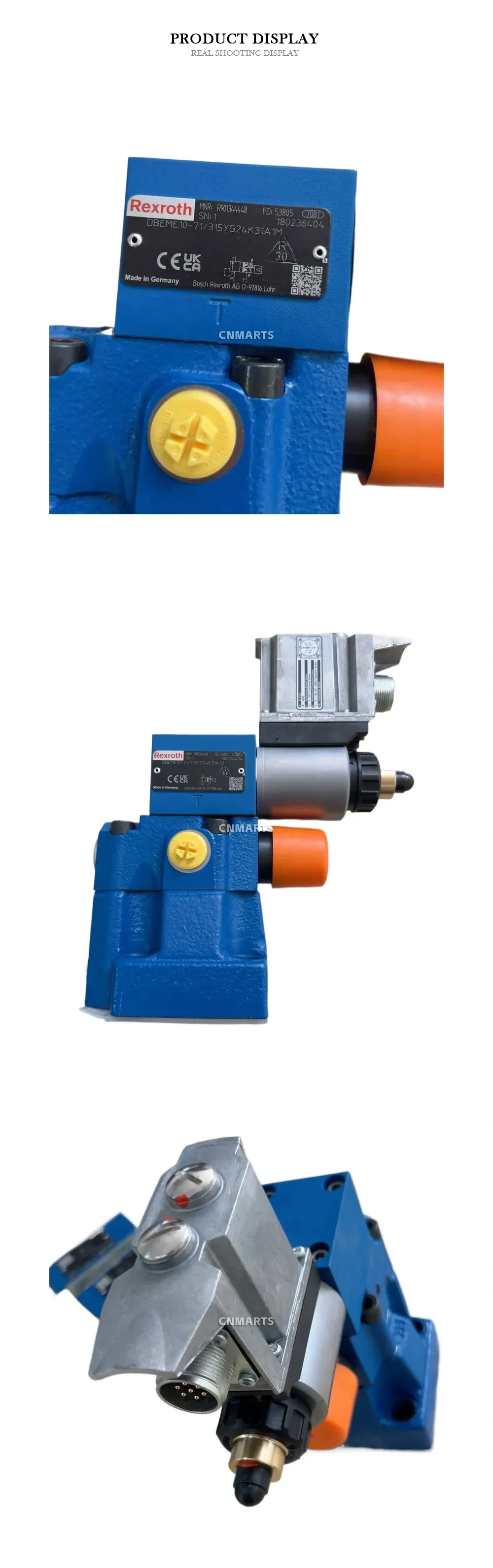 Rexroth DBEME 10-71/315YG24K31A1M Proportional Pressure Relief Valve Description