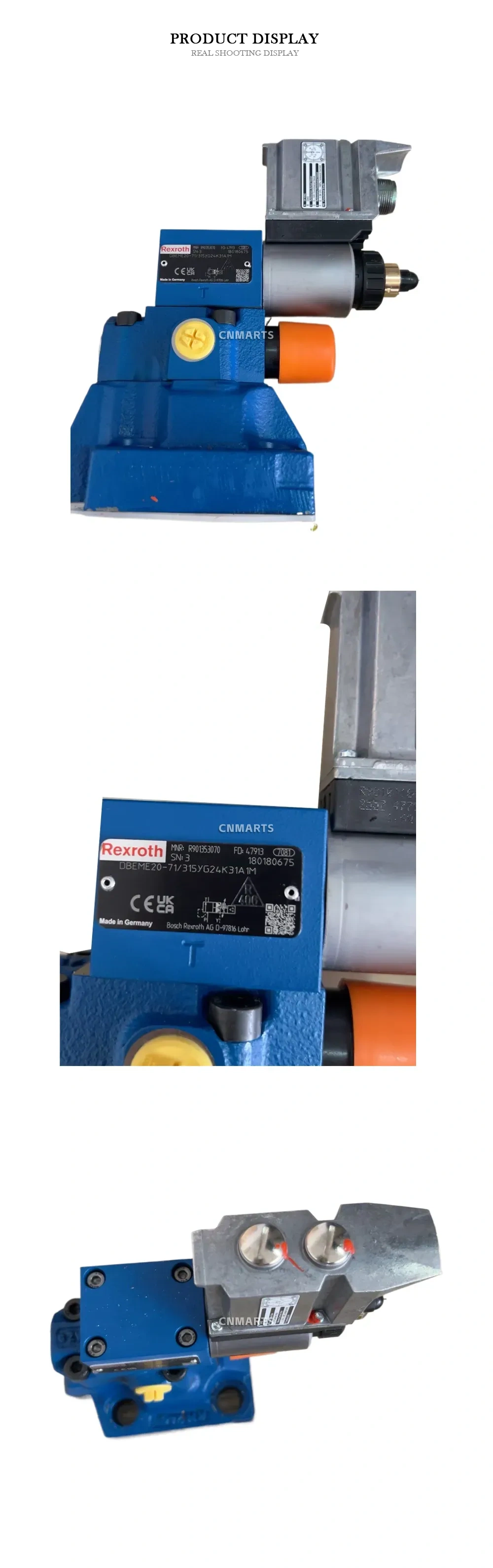 Rexroth DBEME20-71/315YG24K31A1M Proportional Pressure Relief Valve Description