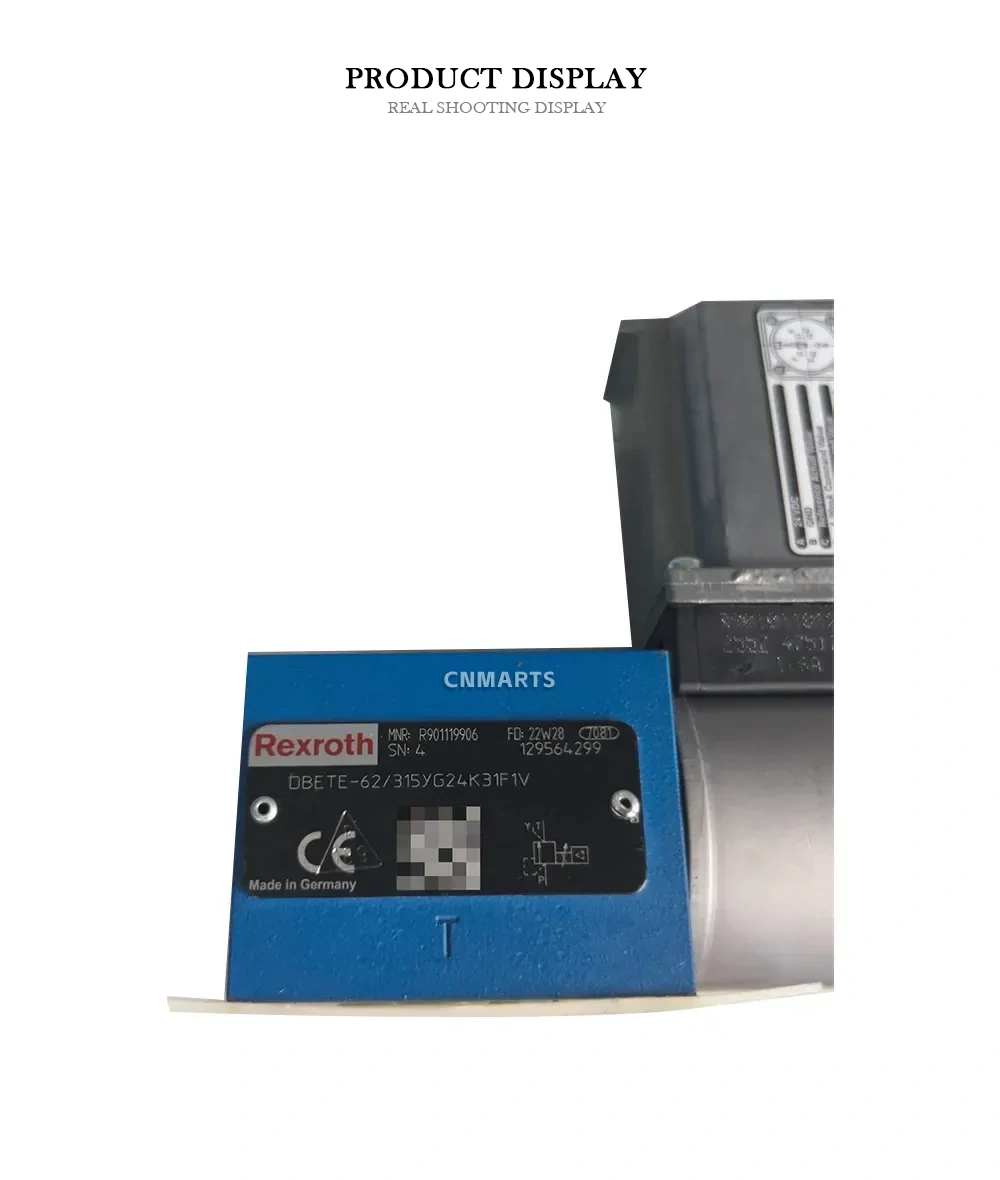 Rexroth DBETE-6X/315YG24K31F1V Hydraulic Pressure Reducing Valve Description