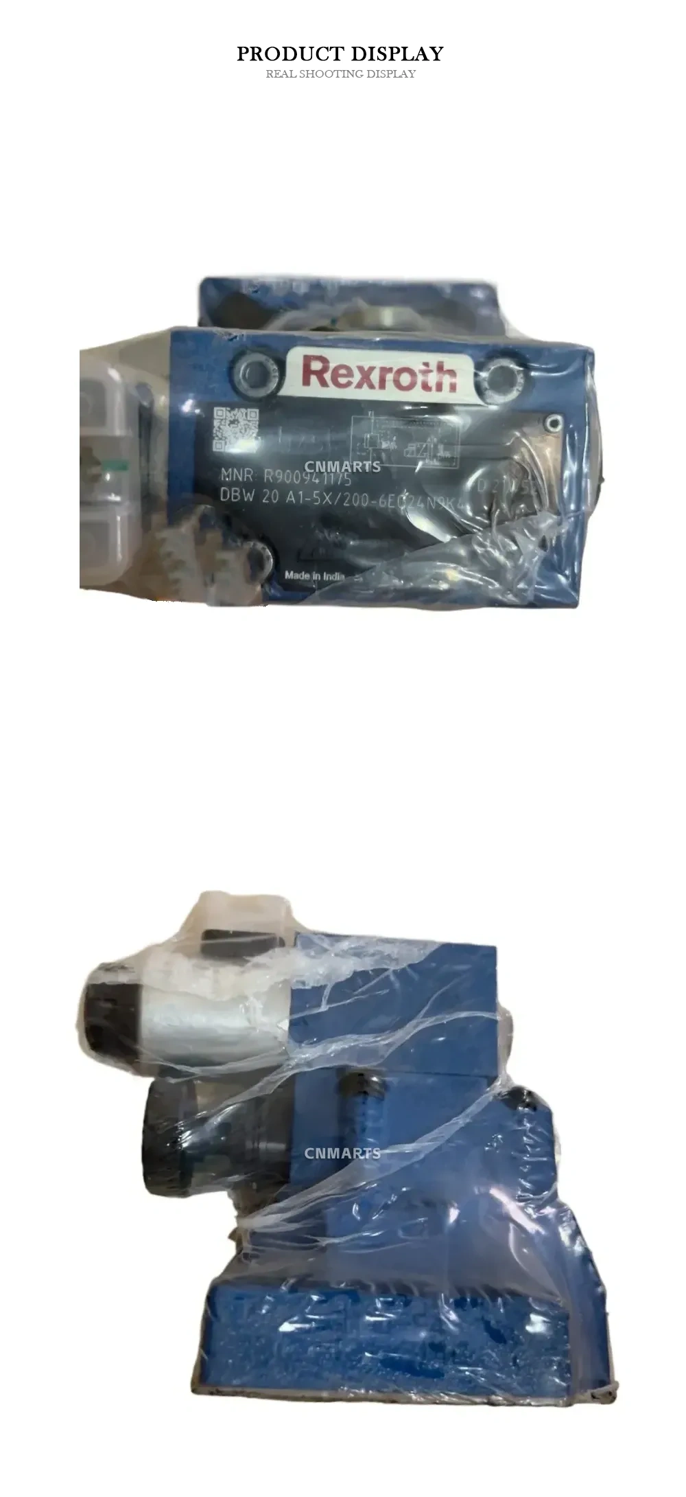 Rexroth DBW 20 A1-5X/200-6EG24N9K4 Electro-hydraulic Pressure Relief Valve Description
