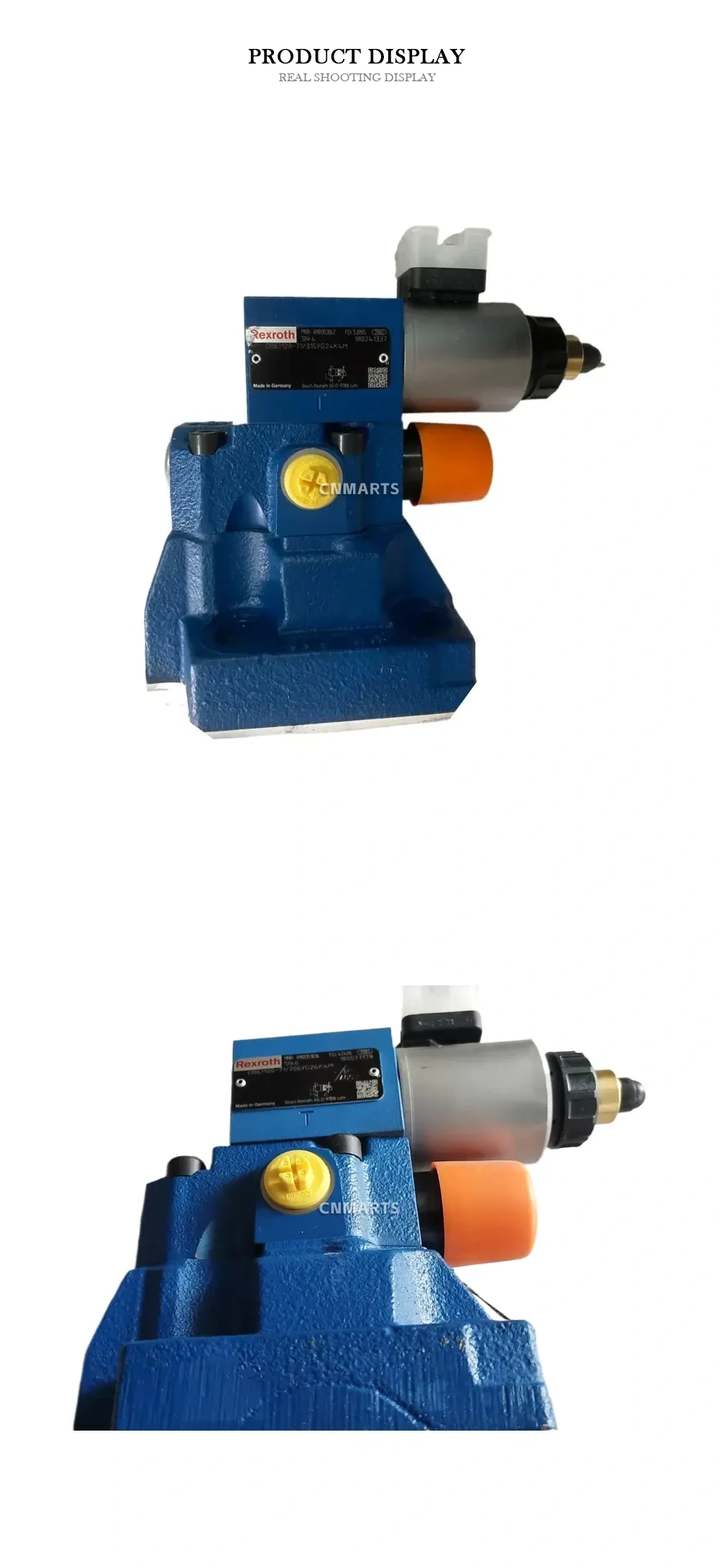 Rexroth DBW 20 B2-5X/315YU6EG24N9K4 Hydraulic Pressure Relief Valve Description