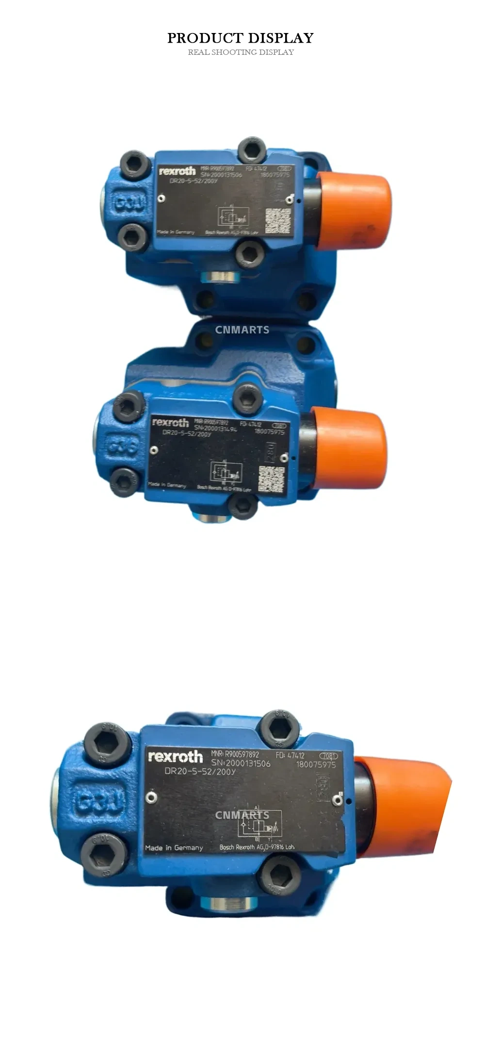 Rexroth DR20-5-52/200Y Pressure Reducing Valve Description