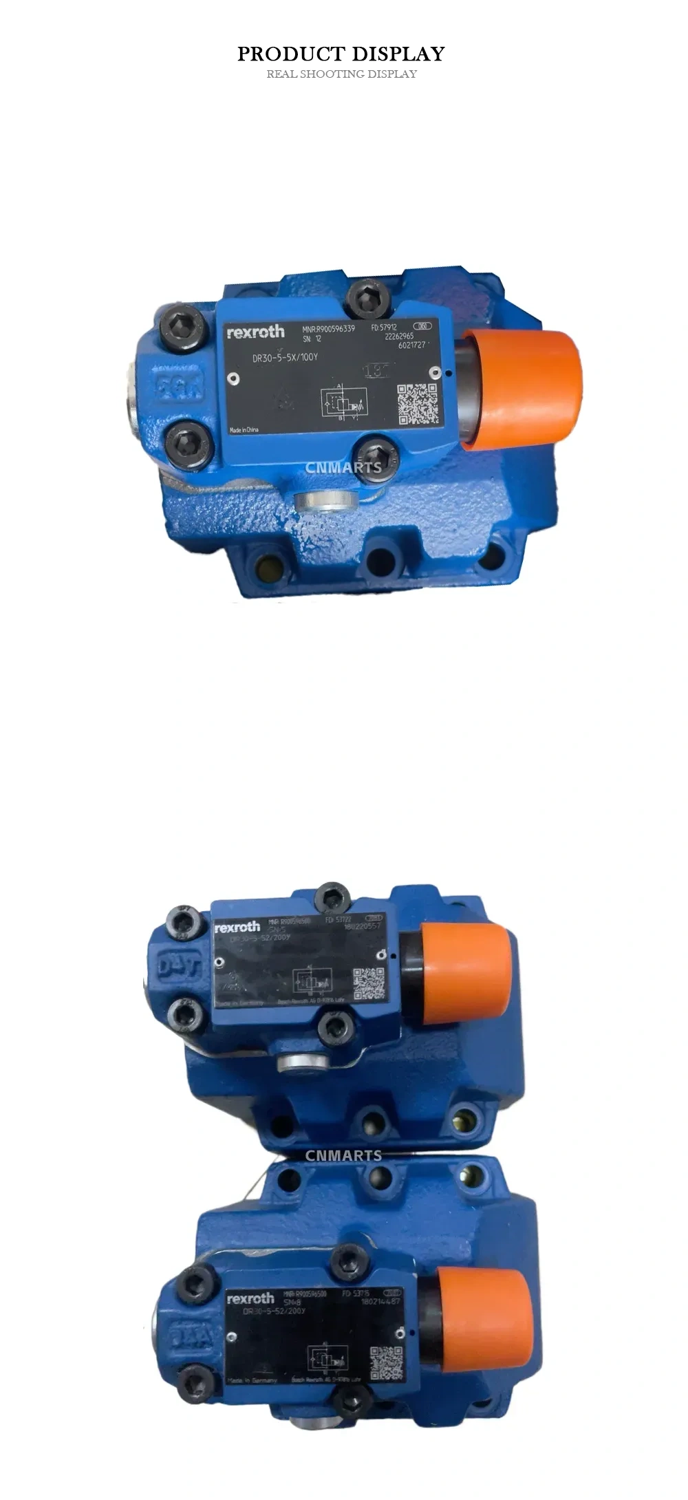 Rexroth DR30-5-5X/100Y Hydraulic Pressure Reducing Valve Description