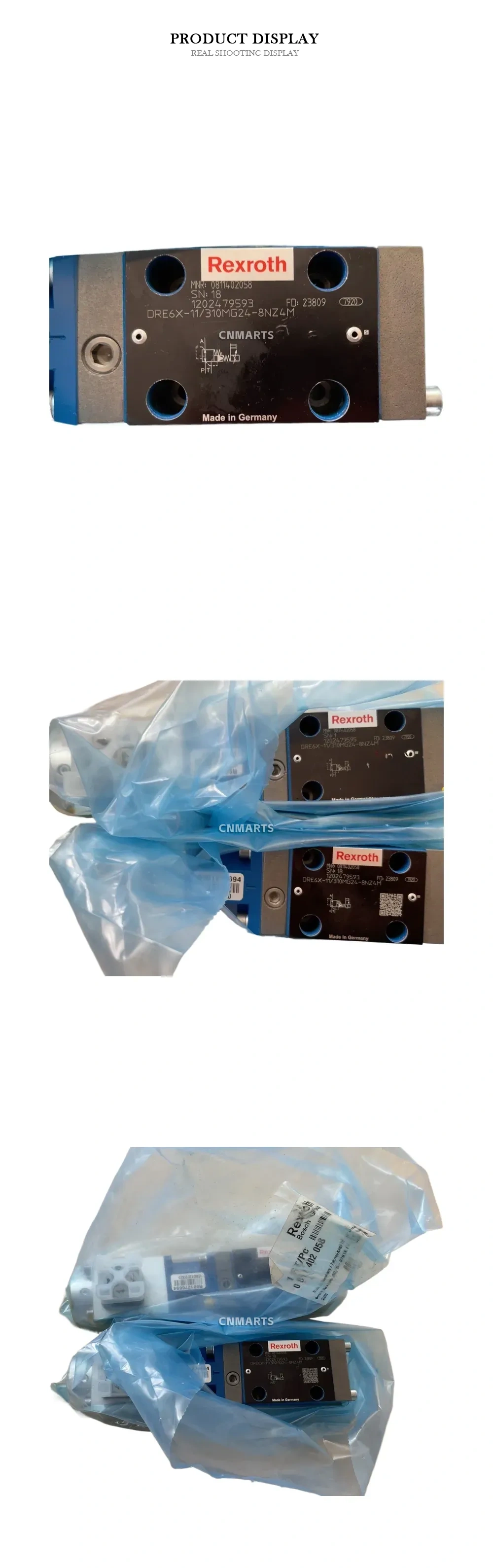 Rexroth DRE6X-1X/310MG24-8NZ4M Proportional Pressure Reducing Valve Description