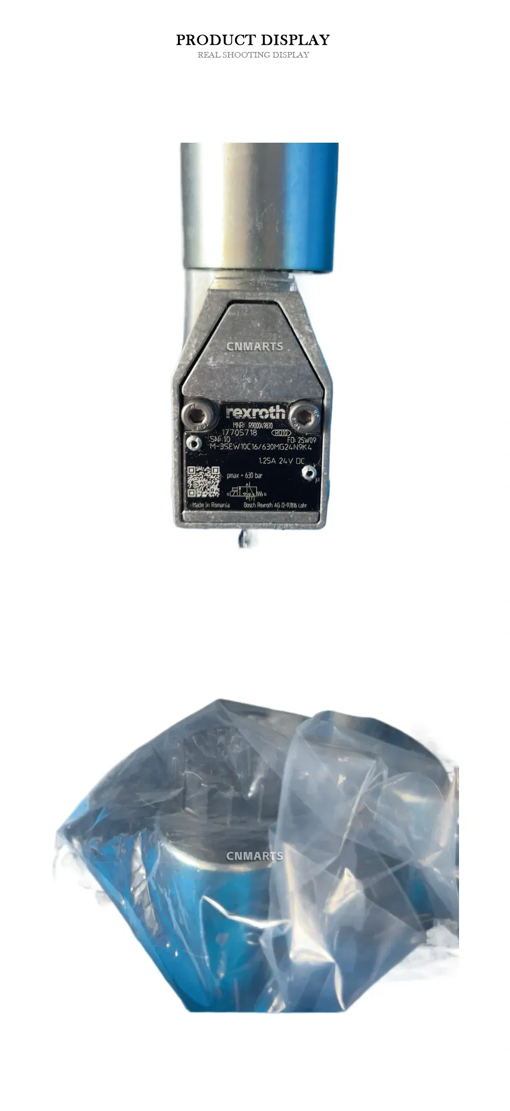 Rexroth M-3SEW10C1X/630MG24N9K4 Solenoid Directional Seat Valve Description