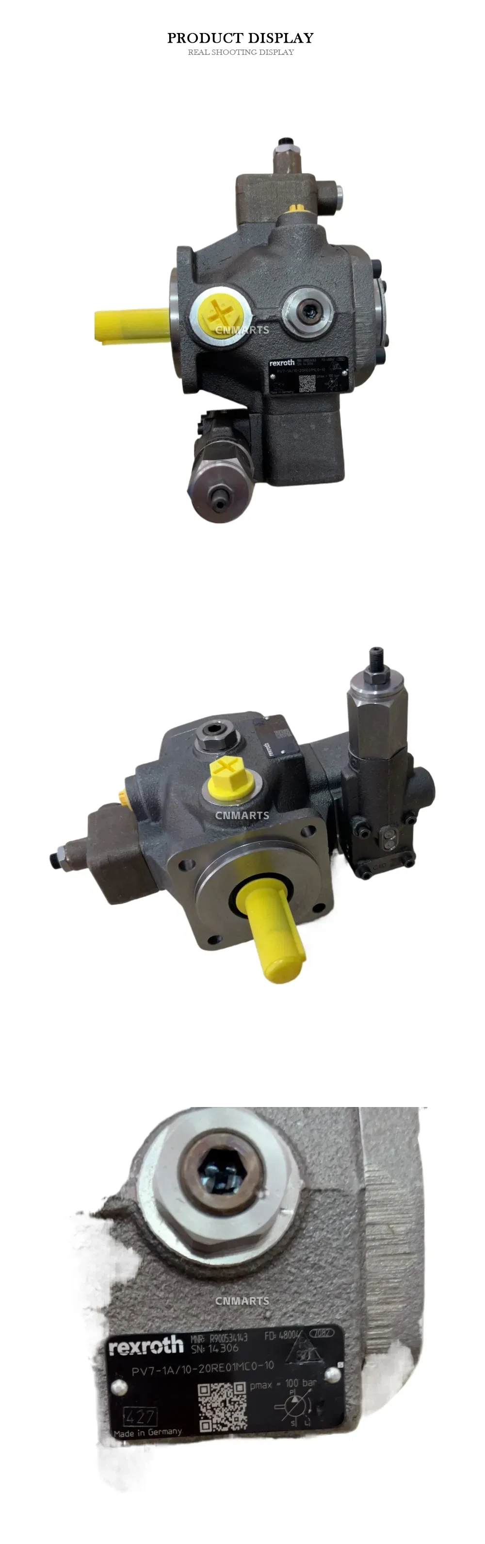 Rexroth PV7-1A/10-20RE01MC0-10 Hydraulic Vane Pump Description