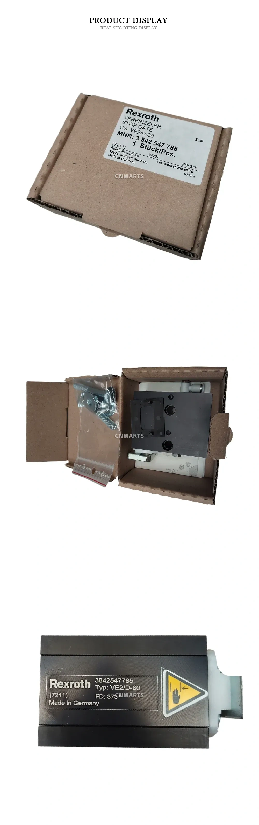 Rexroth VE2/D-60 Stop Gate Description