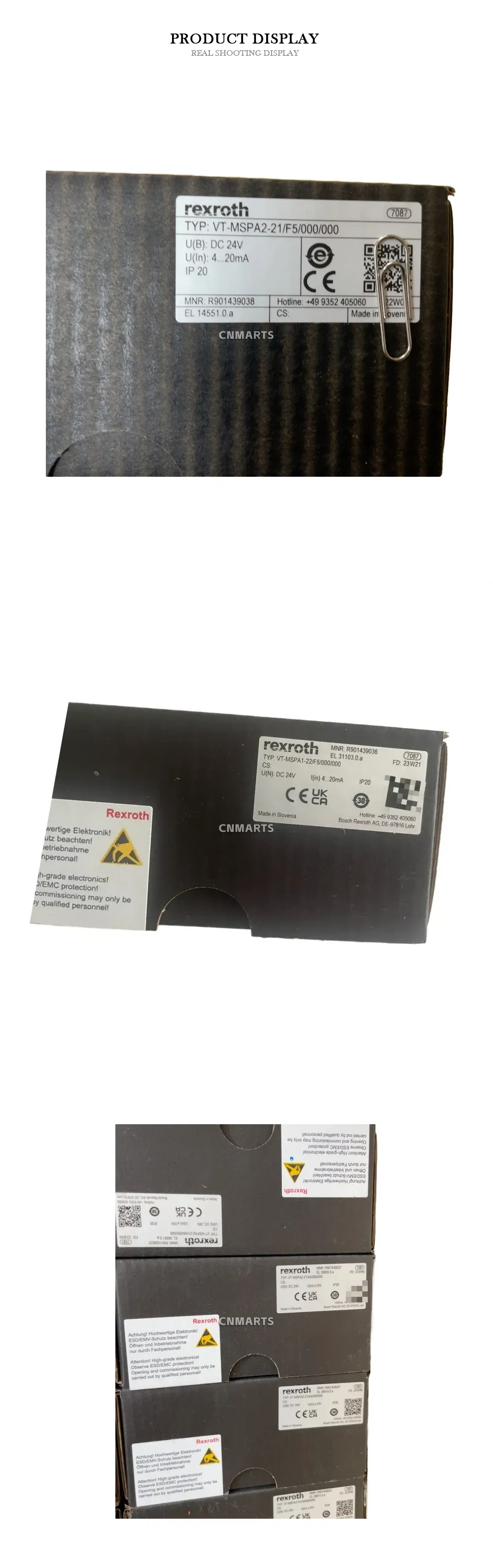 Rexroth VT-MSPA2-21/F5/000/000 Amplifier Board Description