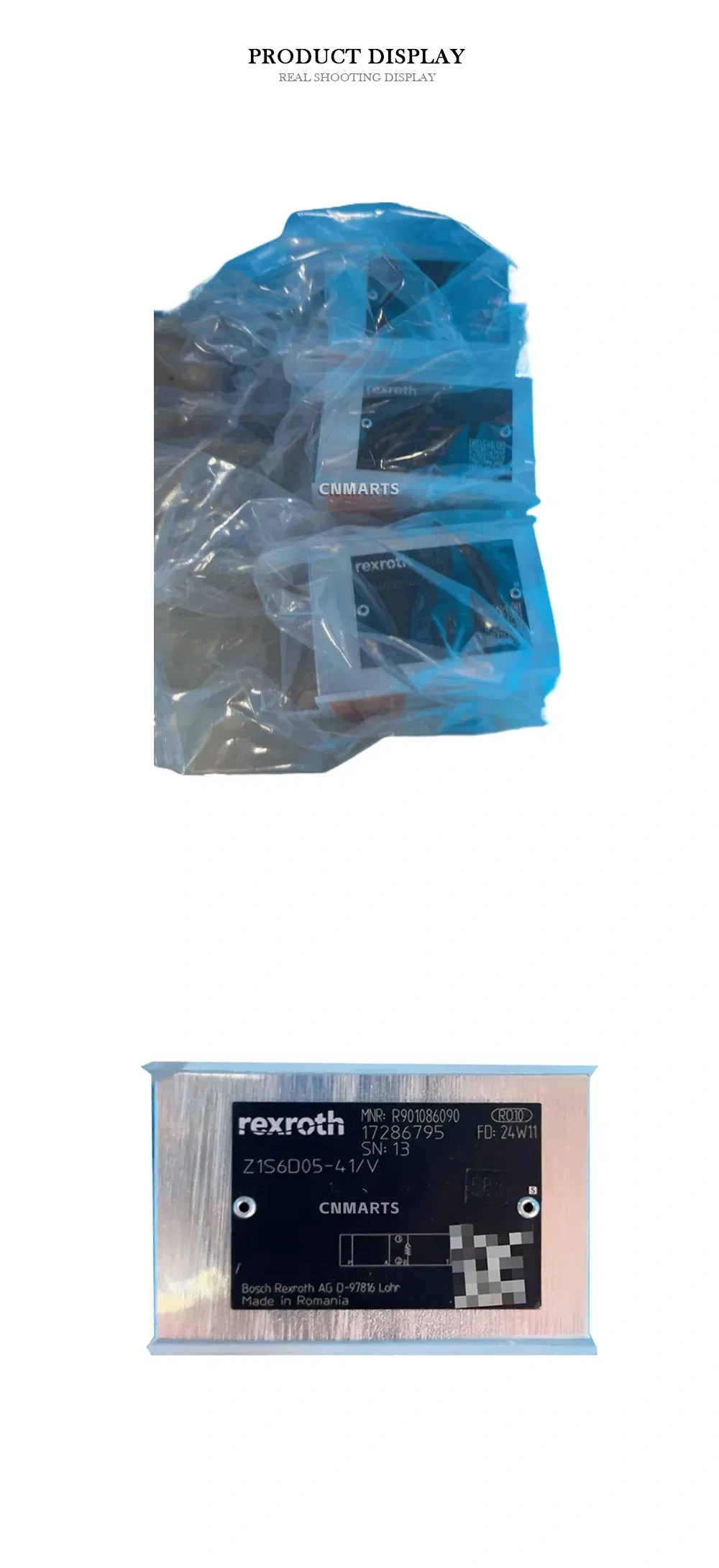 Rexroth Z1S6D05-41/V Hydraulic Check Valve Description