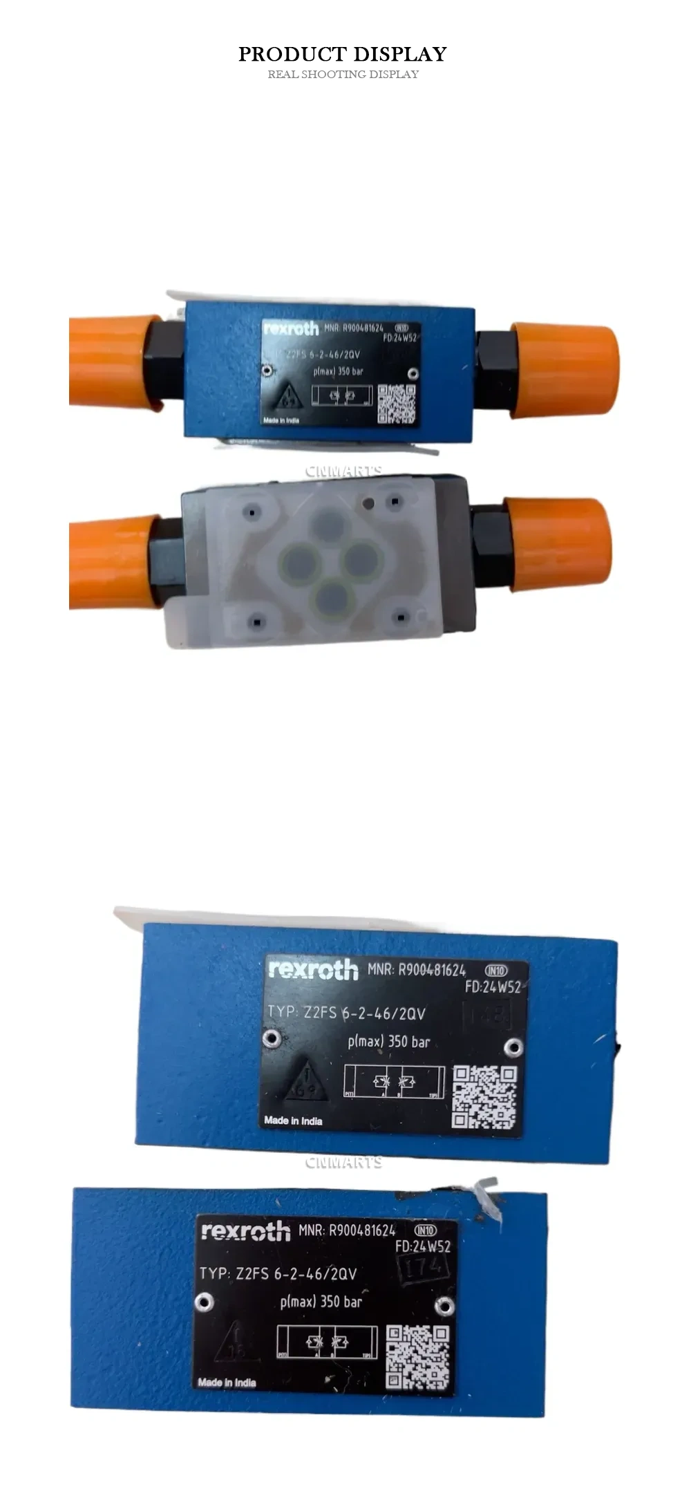 Rexroth Z2FS 6-2-46/2QV Hydraulic Pilot Operated Check Valve Description