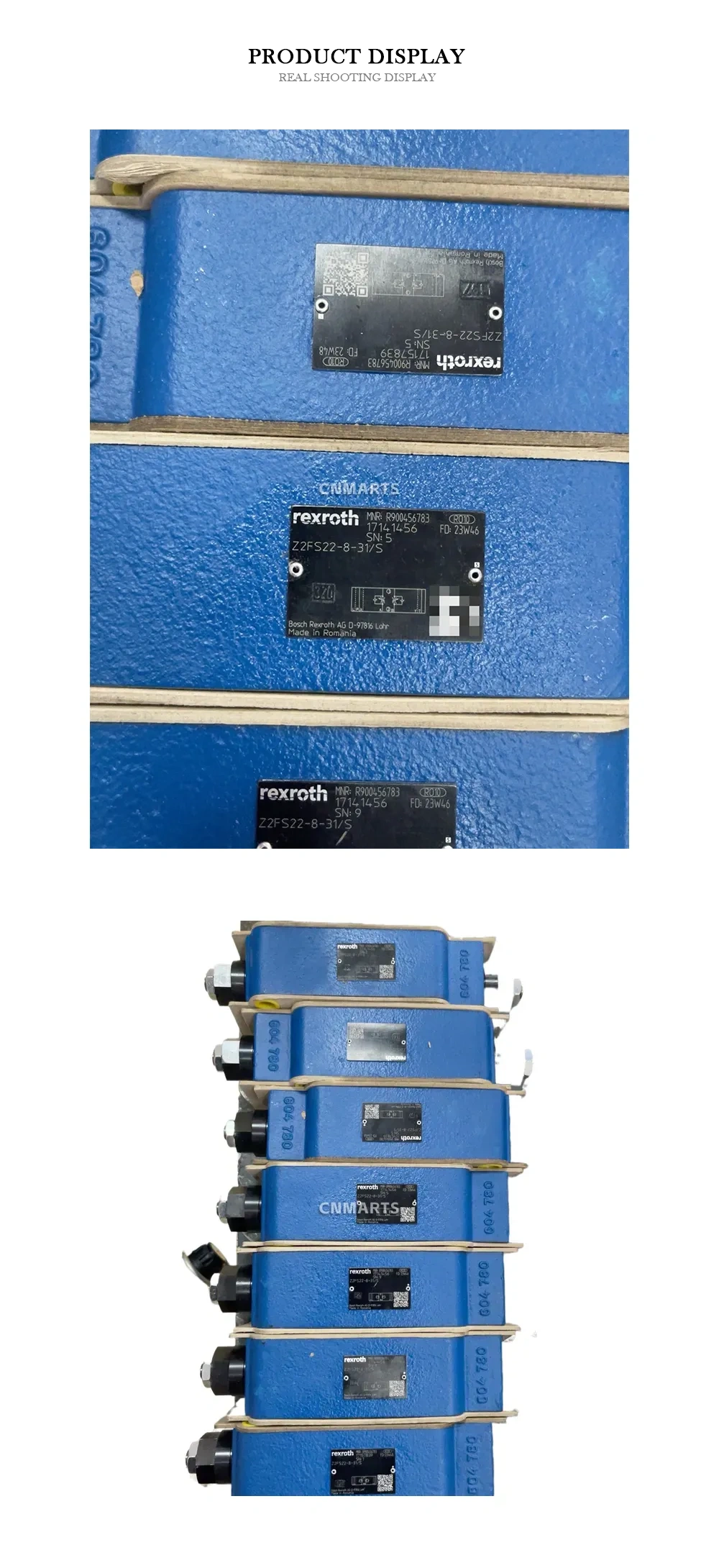 Rexroth Z2FS22-8-31/S Hydraulic Pilot-Operated Check Valve (Sandwich Plate) Description