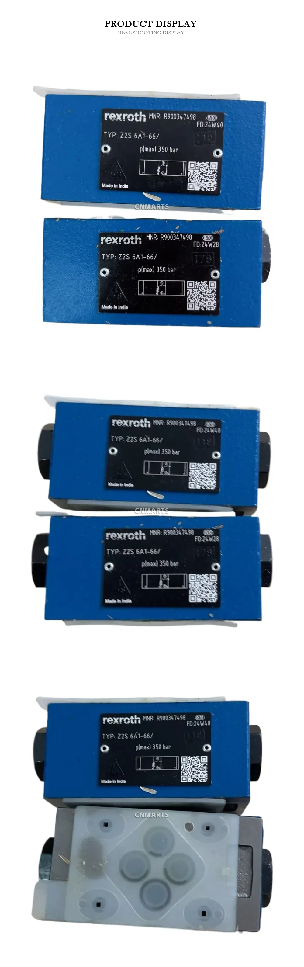 Rexroth Z2S 6A1-66/ Hydraulic Pilot-Operated Check Valve Description