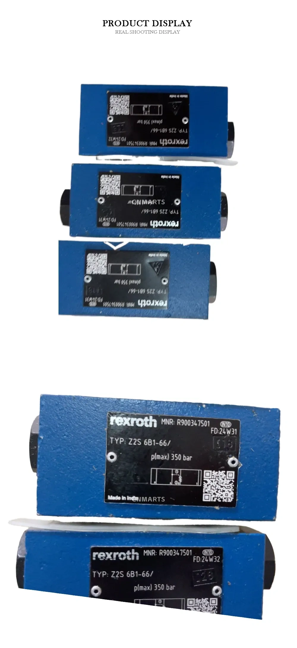 Rexroth Z2S 6B1-66/ Pilot Operated Check Valve Description