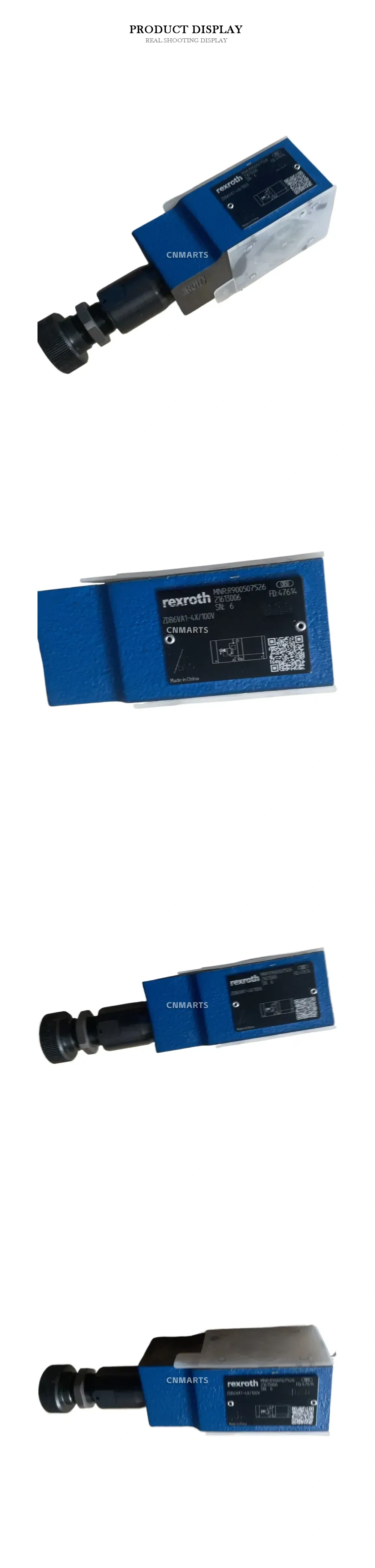 Rexroth ZDB6VA1-4X/100V Hydraulic Pilot Operated Check Valve Description