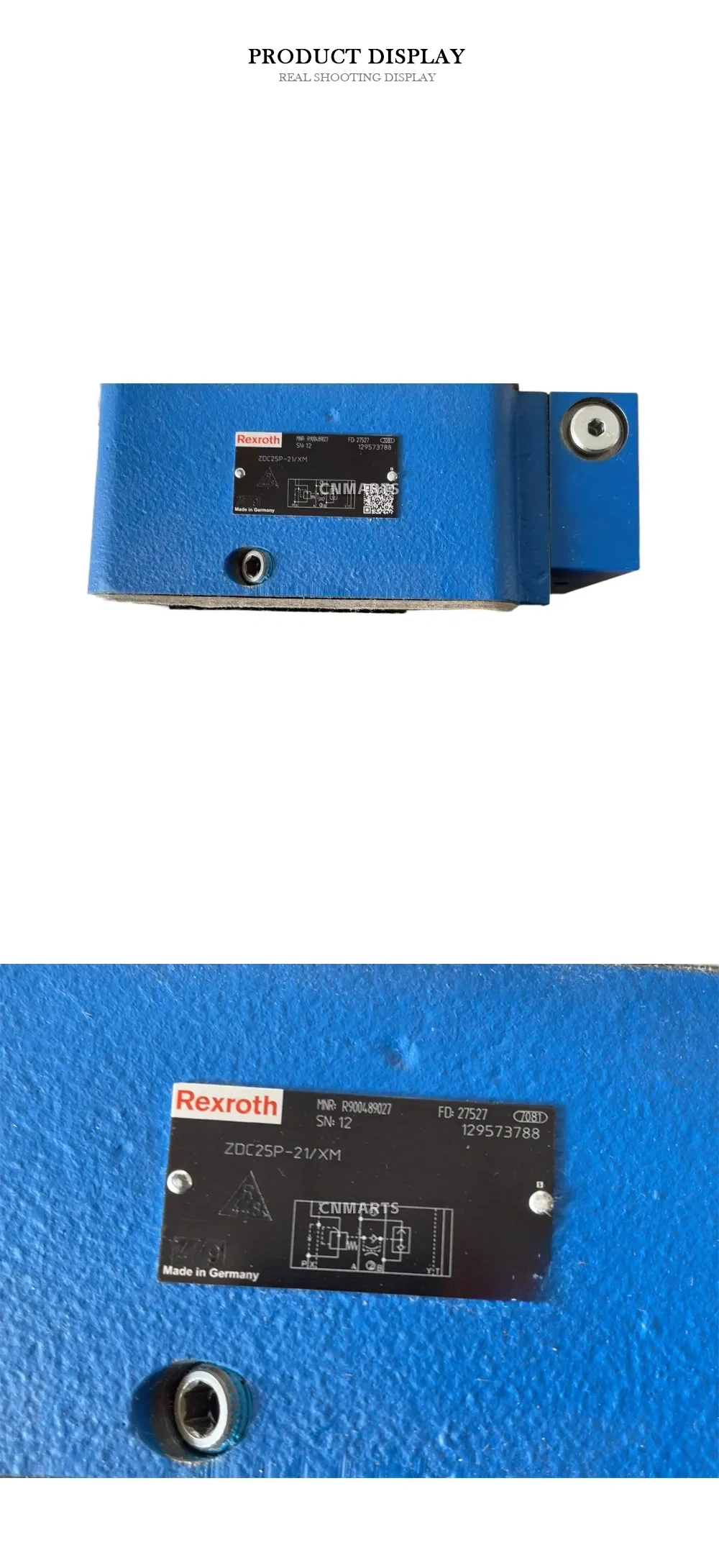 Rexroth ZDC25P-21/XM Pressure Compensator Description