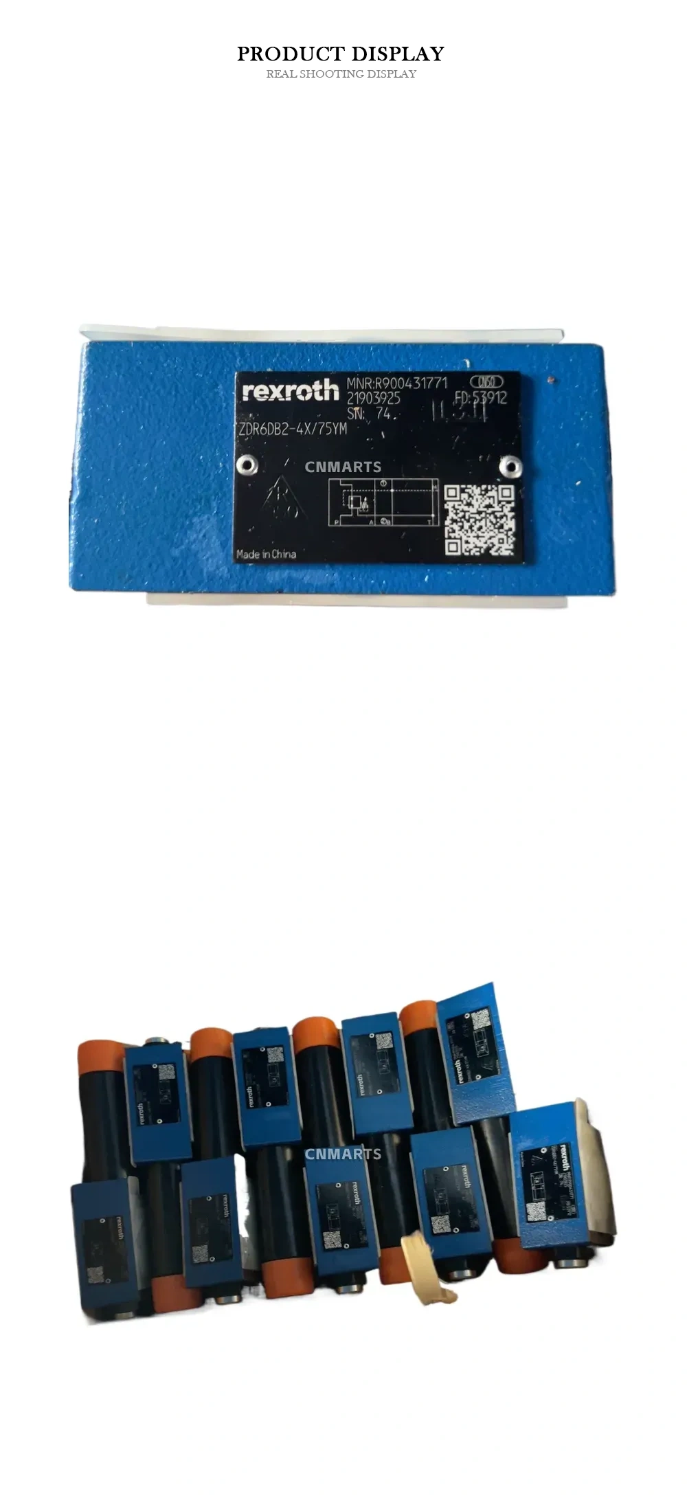 Rexroth ZDR6DB2-4X/75YM Hydraulic Pressure Reducing Valve Description