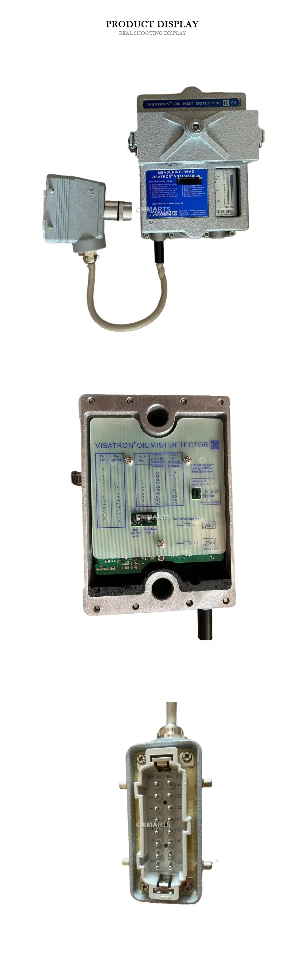 Schaller Automation VN115/87plus Oil Mist Detector Measuring Head Description