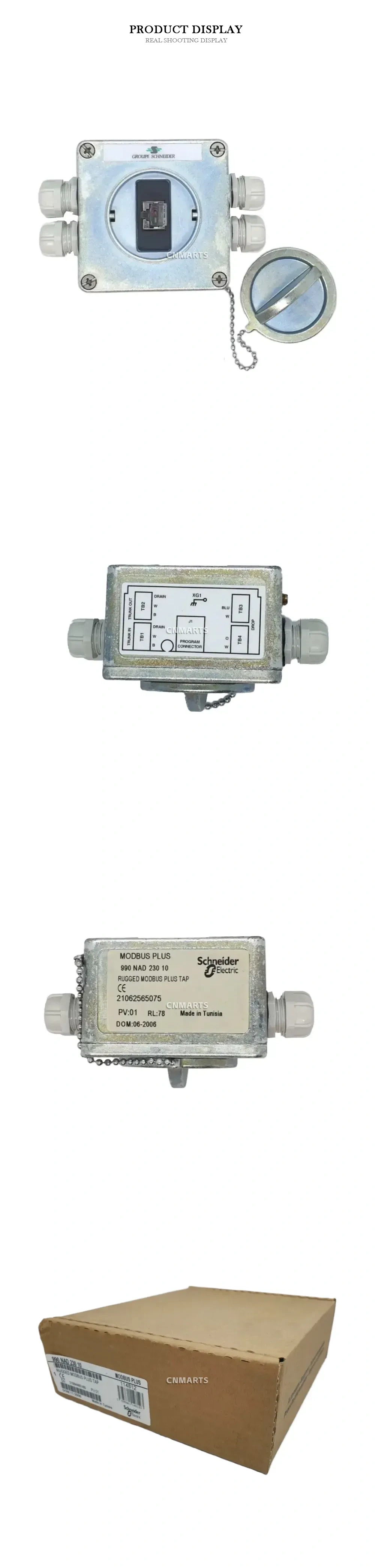 Schneider Electric 990 NAD 230 10 Rugged Modbus Plus Tap Description