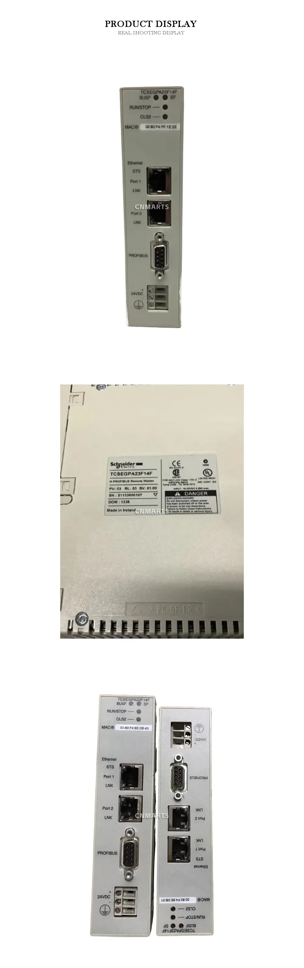 Schneider Electric TCSEGPA23F14F H PROFIBUS Remote Master Description