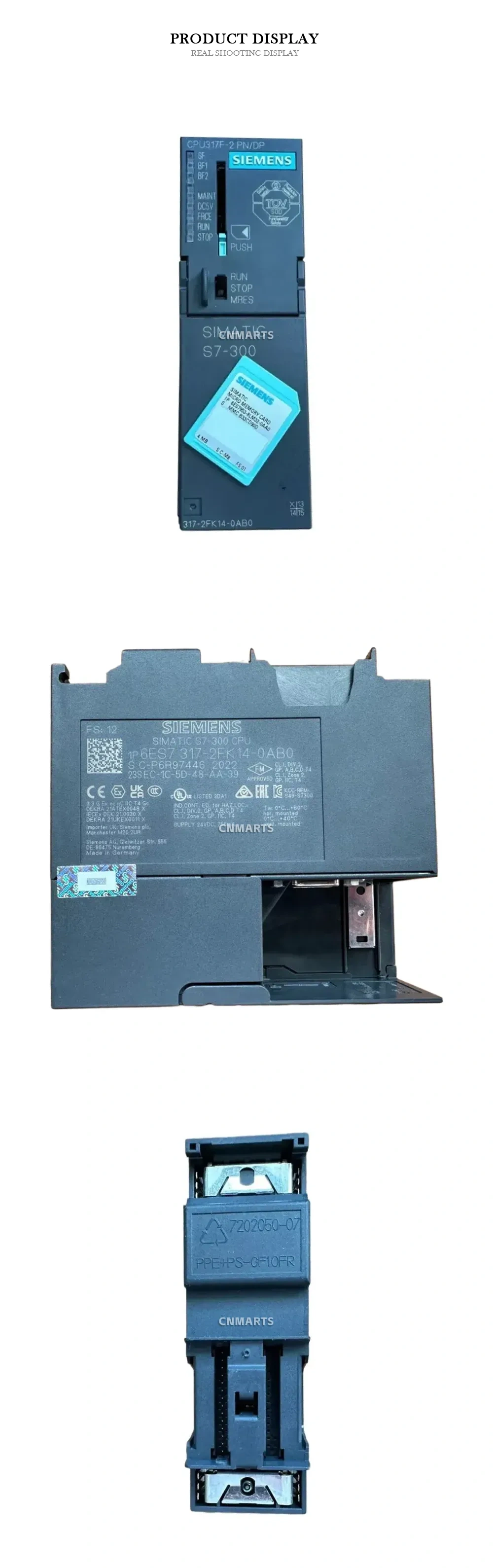 Siemens 6ES7 317-2FK14-0AB0 PLC CPU Module Description