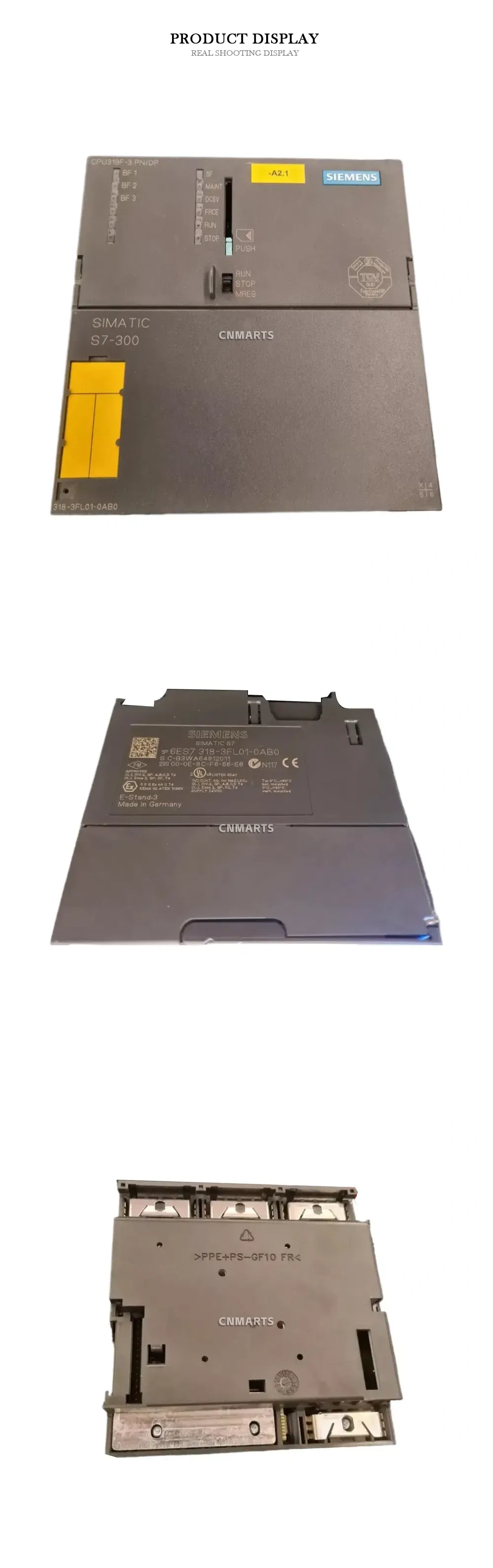 Siemens 6ES7 318-3FL01-0AB0 PLC CPU Module Description