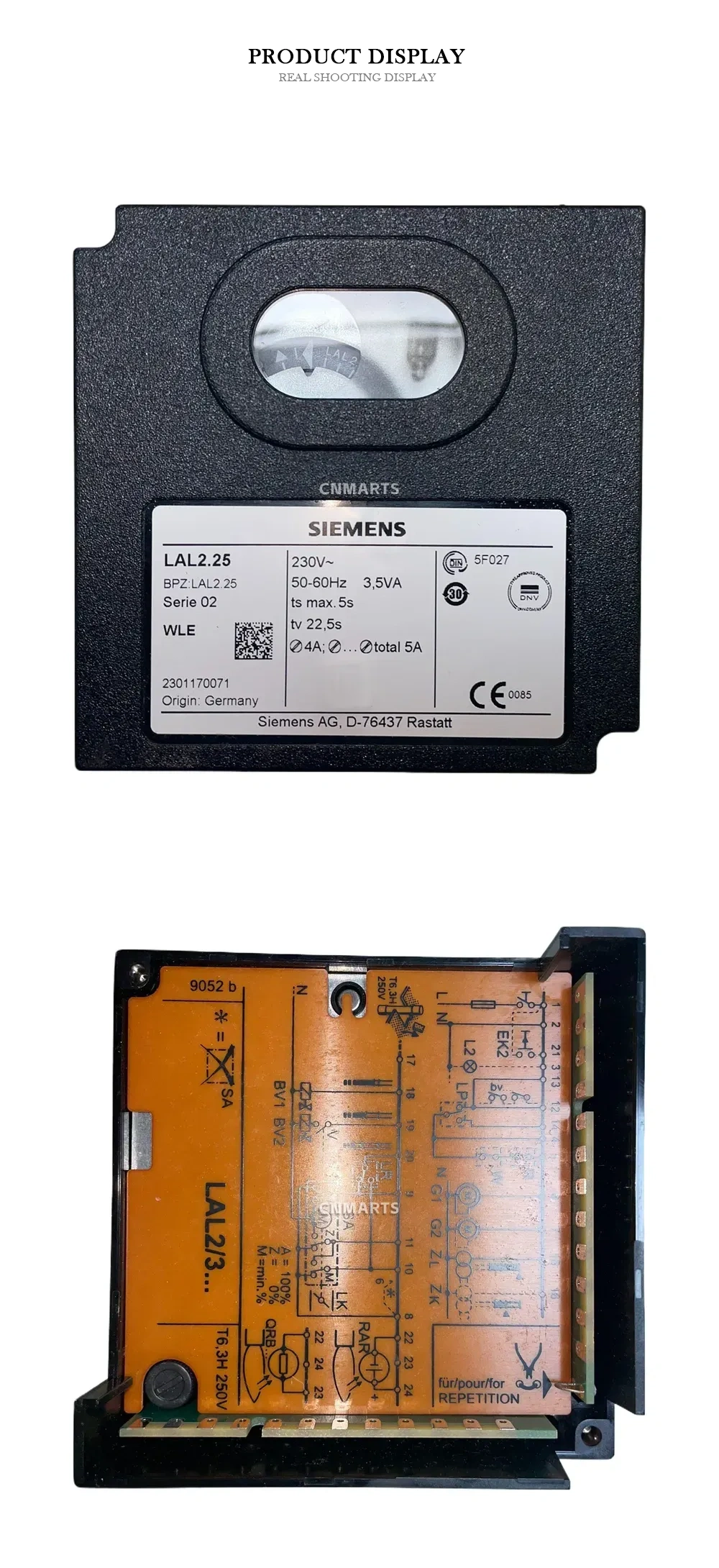 Siemens LAL2.25 Burner Control Unit Description