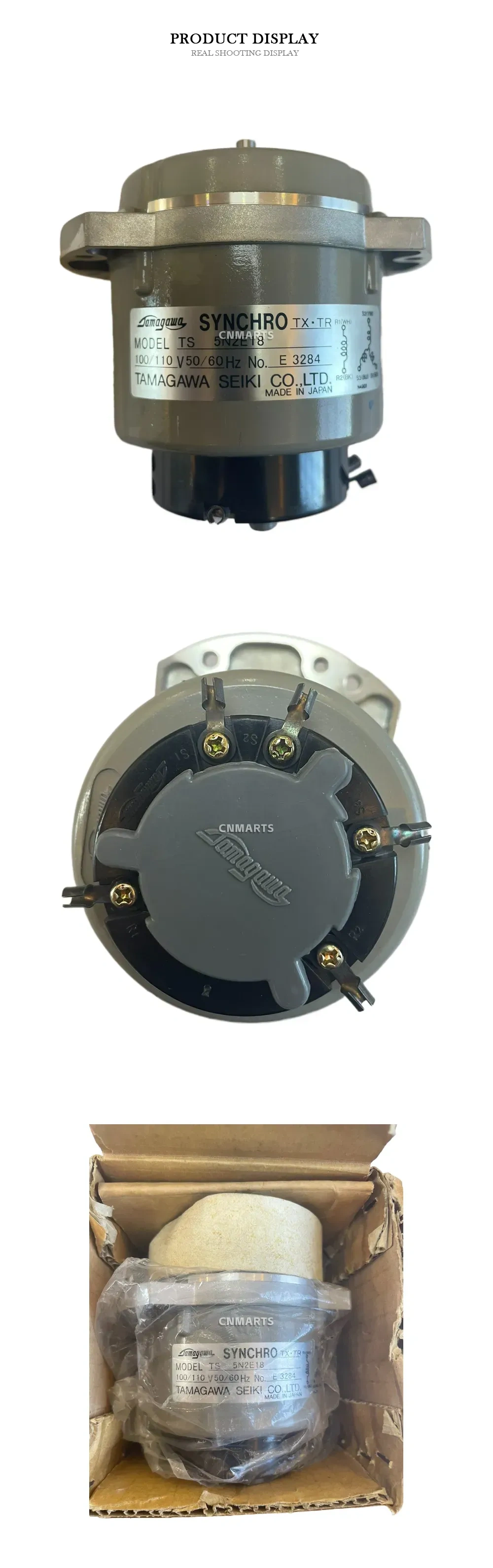 Tamagawa TS 5N2E18 Synchro Transmitter/Transformer Description