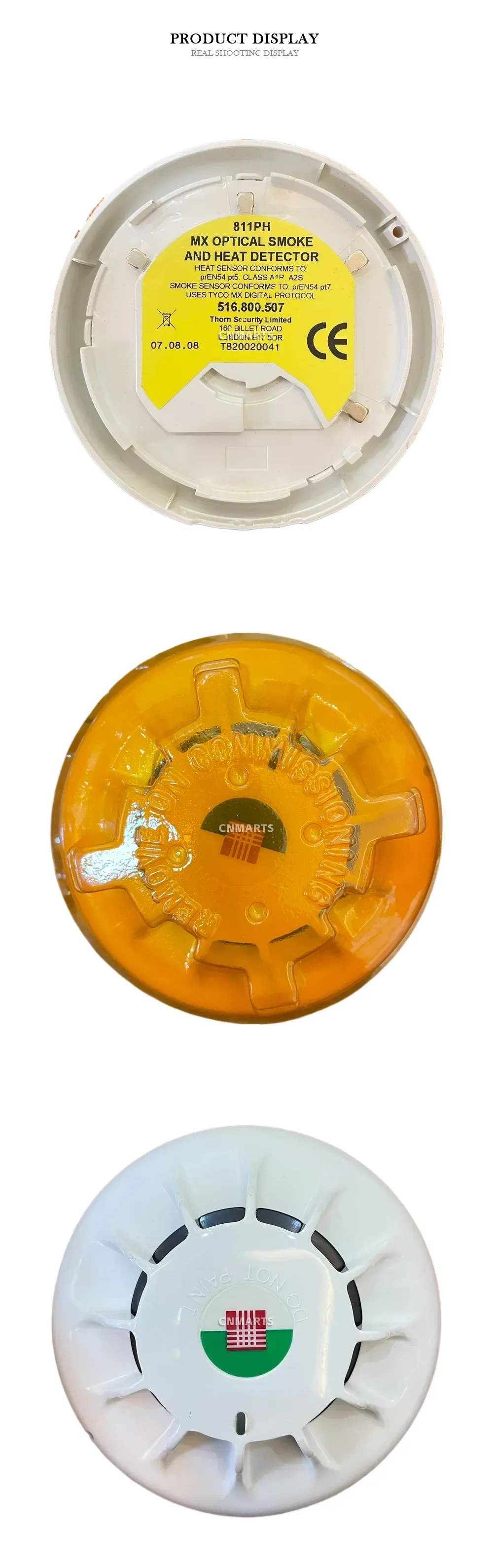 Thorn Security 811PH MX Optical Smoke and Heat Detector Description