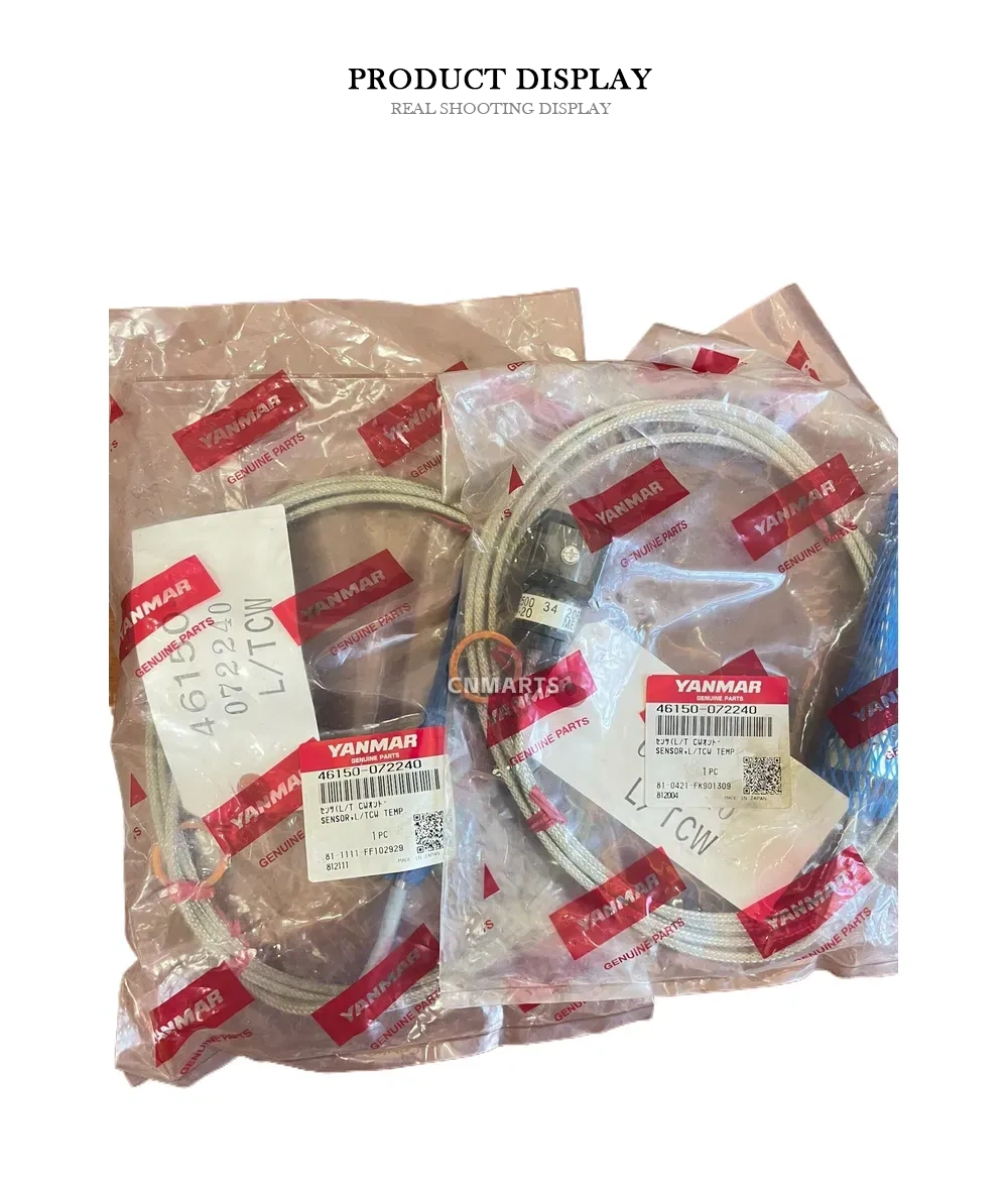 YANMAR 46150-072240 Temperature Sensor Cable Assembly Description