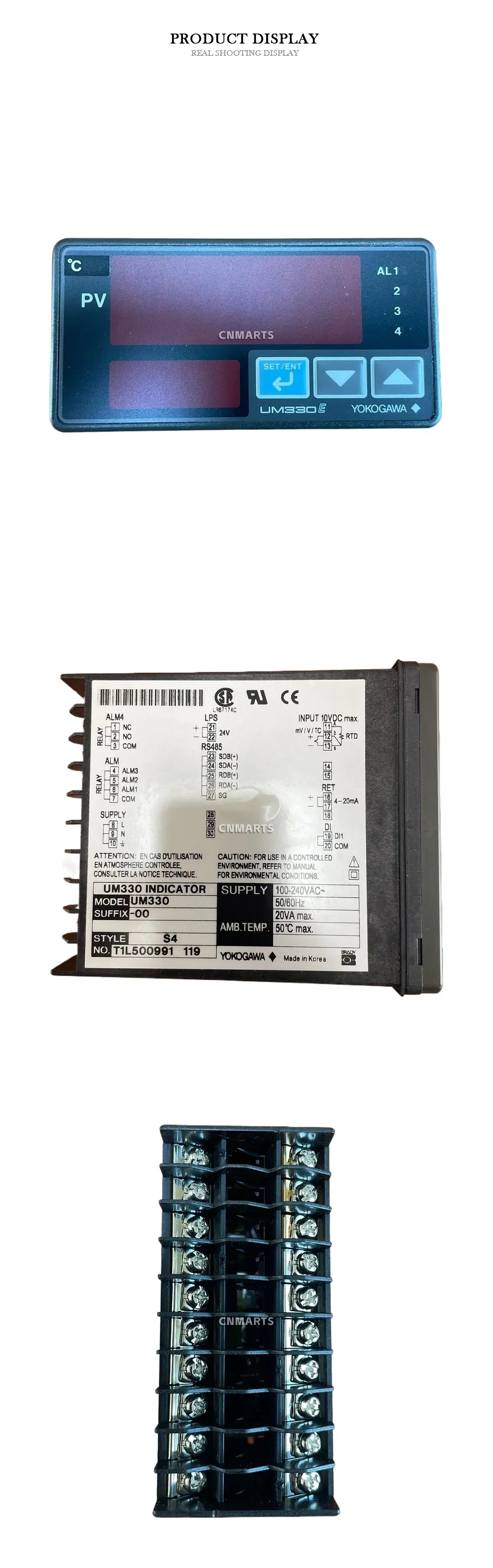 YOKOGAWA UM330 Digital Panel Indicator Description