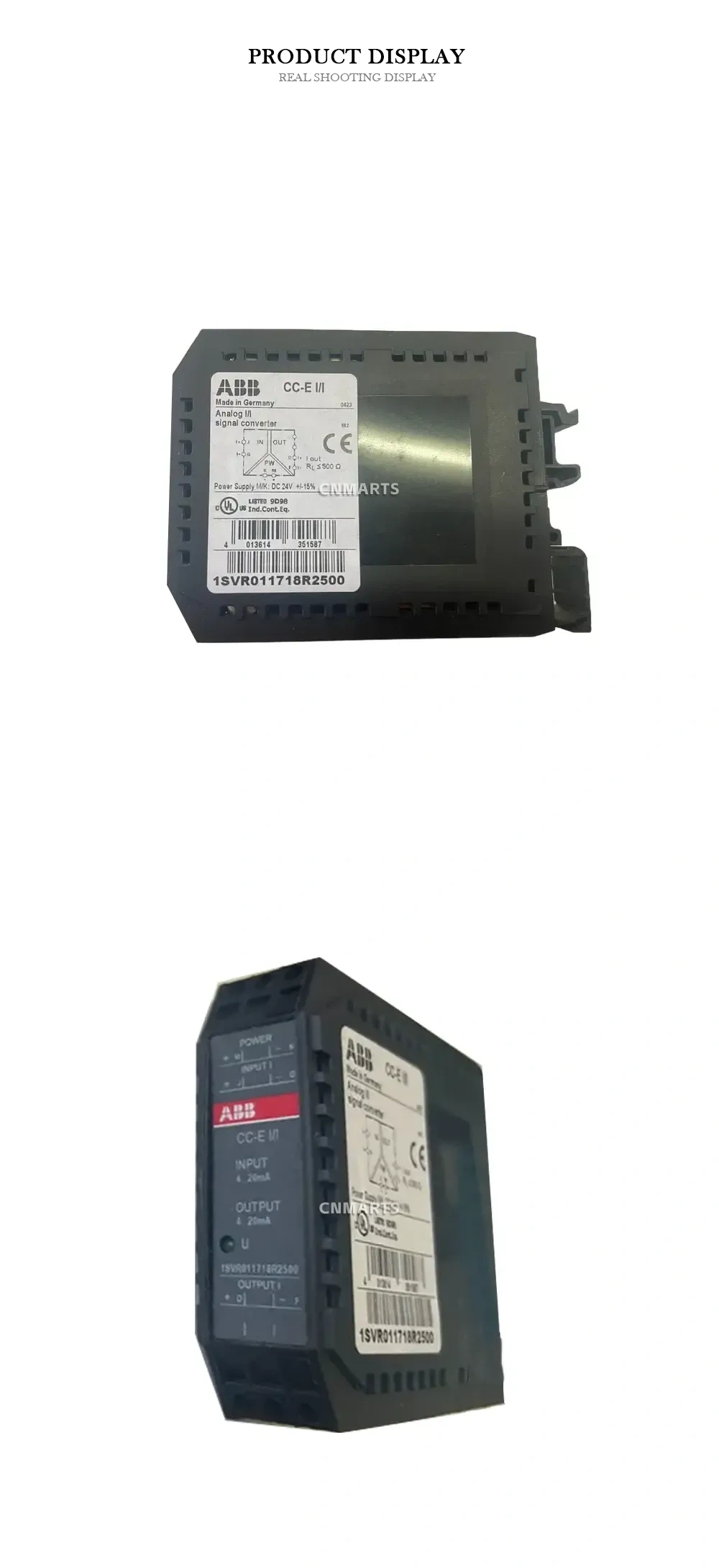 ABB 1SVR011718R2500 Analog I/I Signal Converter Description