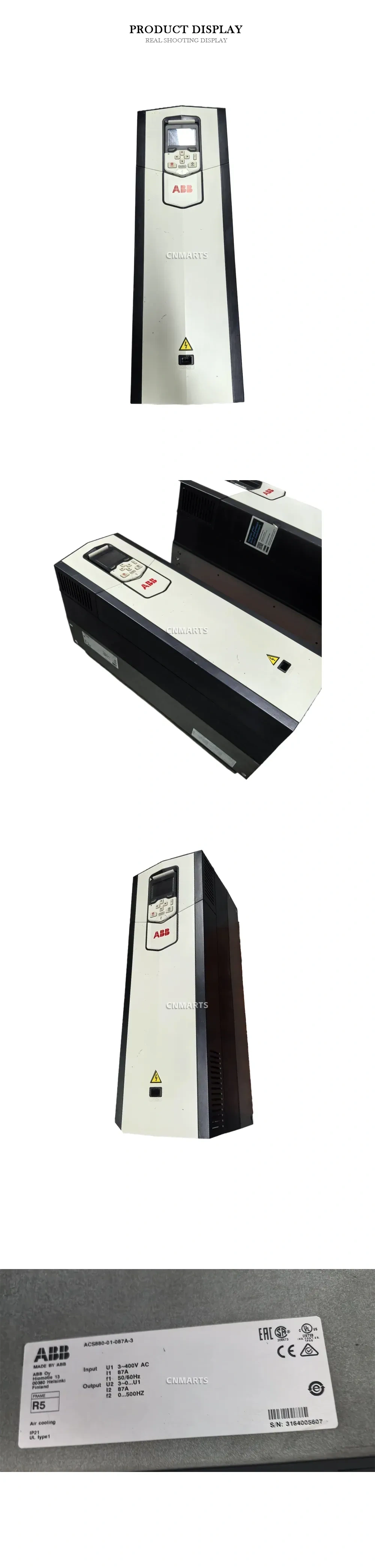 ABB ACS880-01-087A-3 AC Drive Description