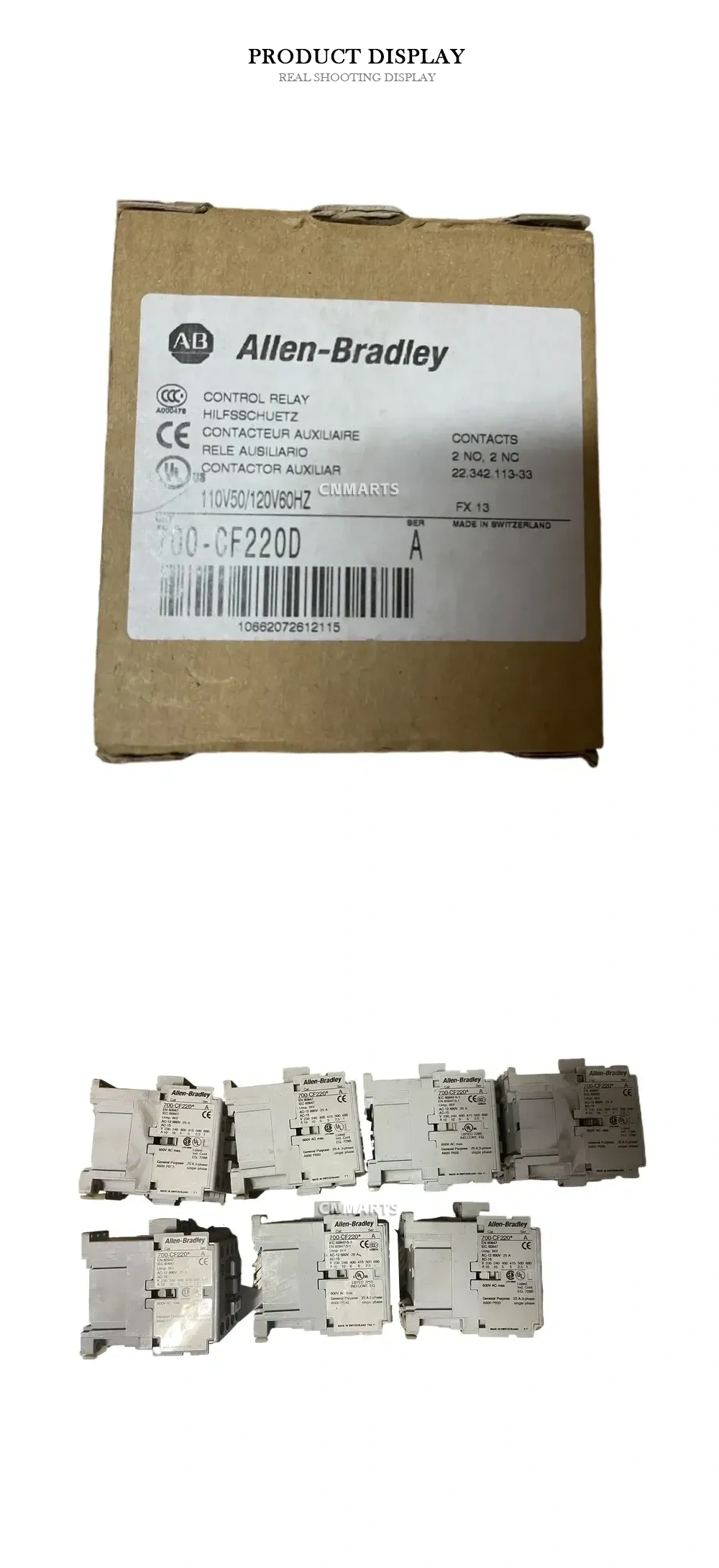 Allen-Bradley 700-CF220D Control Relay Description