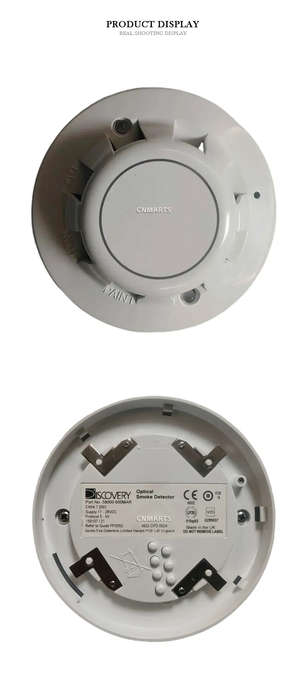 Apollo 58000-600MAR Optical Smoke Detector Description