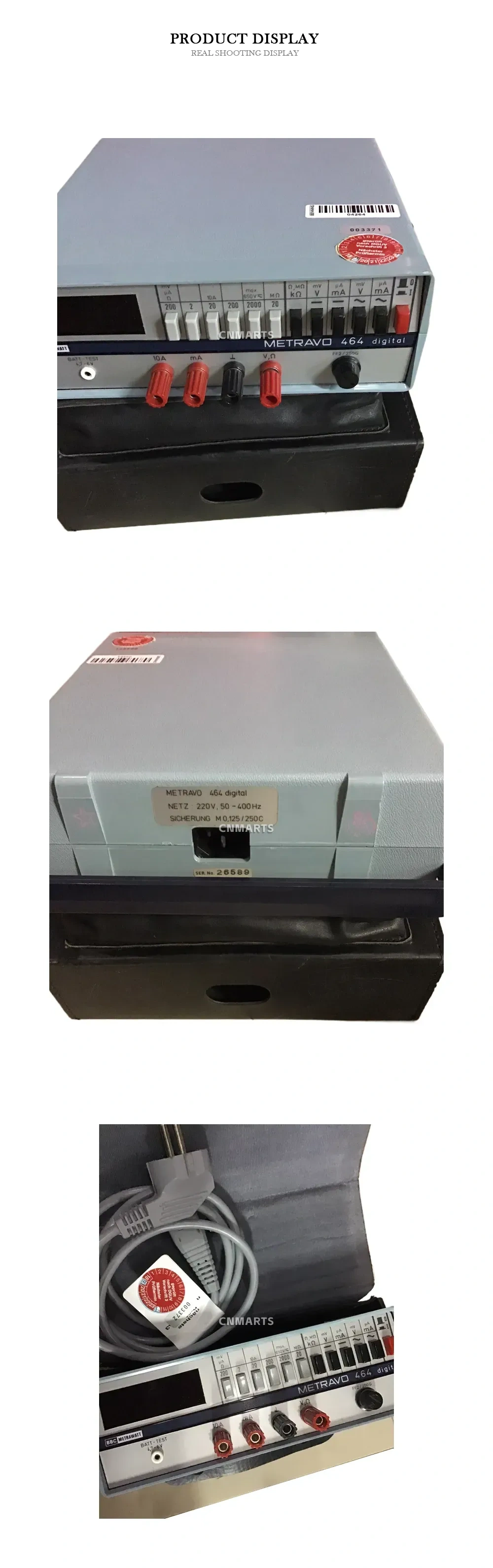 BBC Metrawatt METRAVO 464 digital Digital Multimeter Description