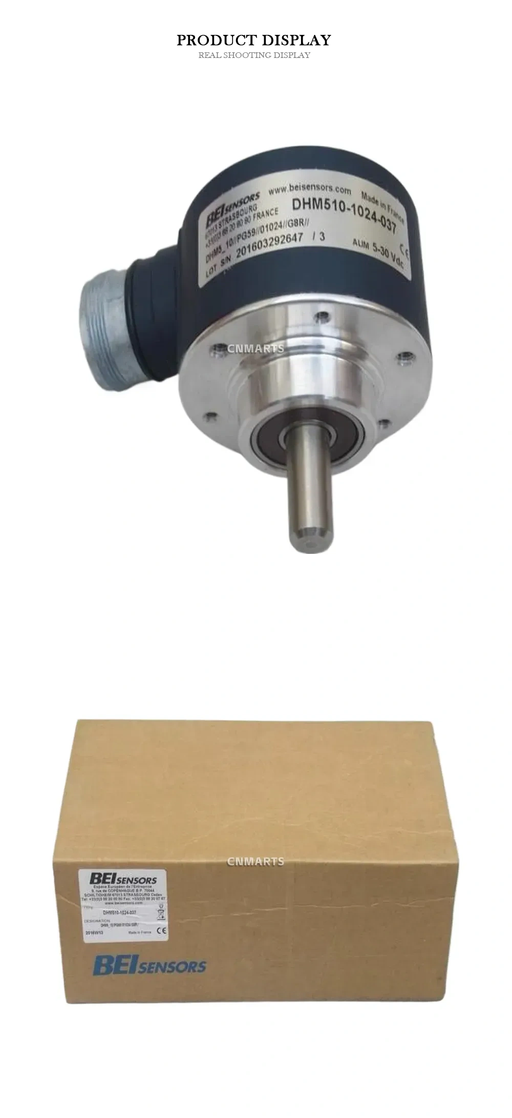 BEI Sensors DHM510-1024-037 Incremental Encoder Description