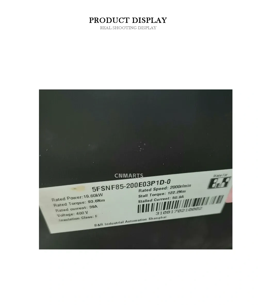 B&R 5FSNF85-200E03P1D-0 Servo Motor Description