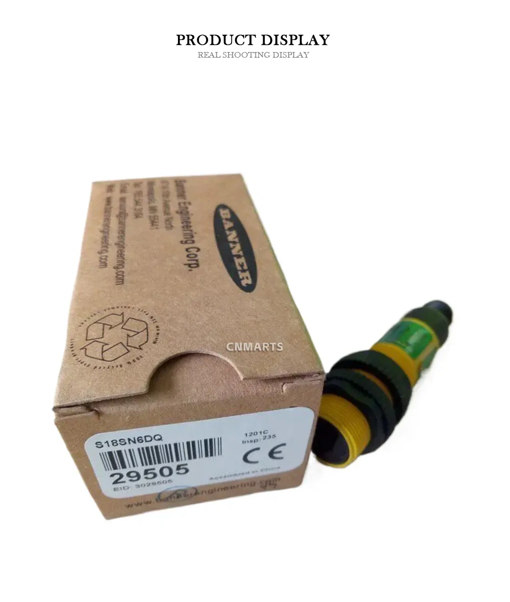 Banner Engineering S18SN6DQ Photoelectric Sensor Description