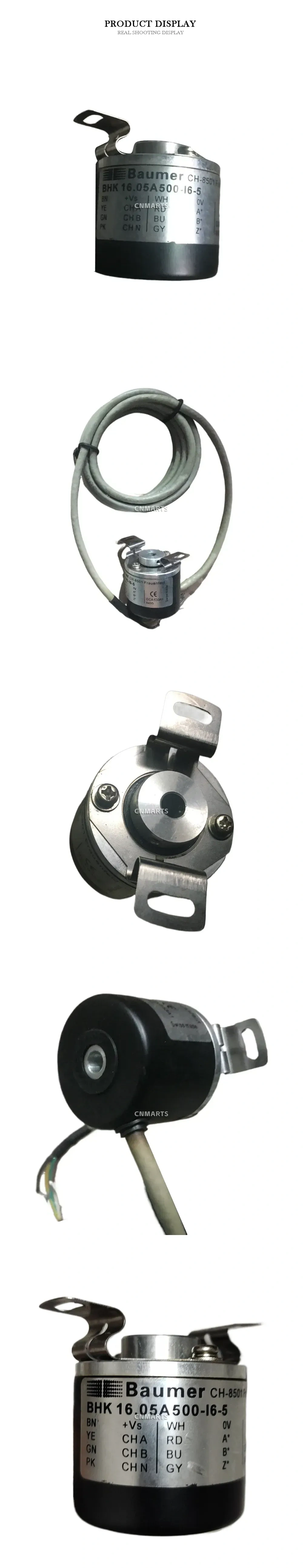 Baumer BHK 16.05A500-I6-5 Hollow Shaft Incremental Encoder Description