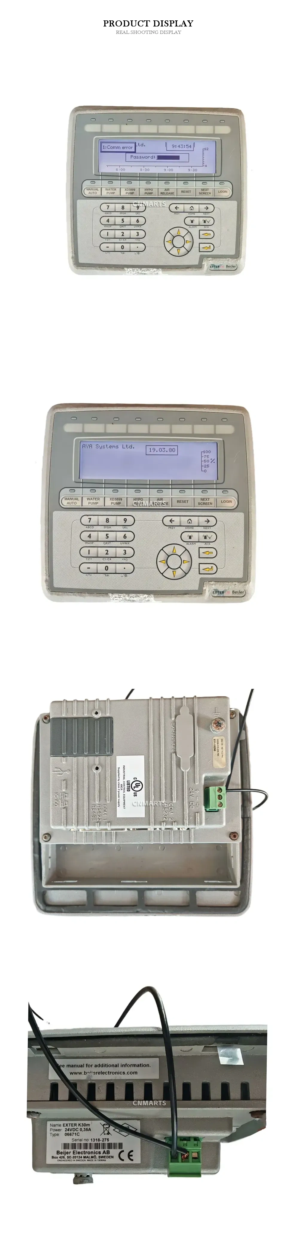 Beijer Electronics EXTER K30m HMI Panel Description